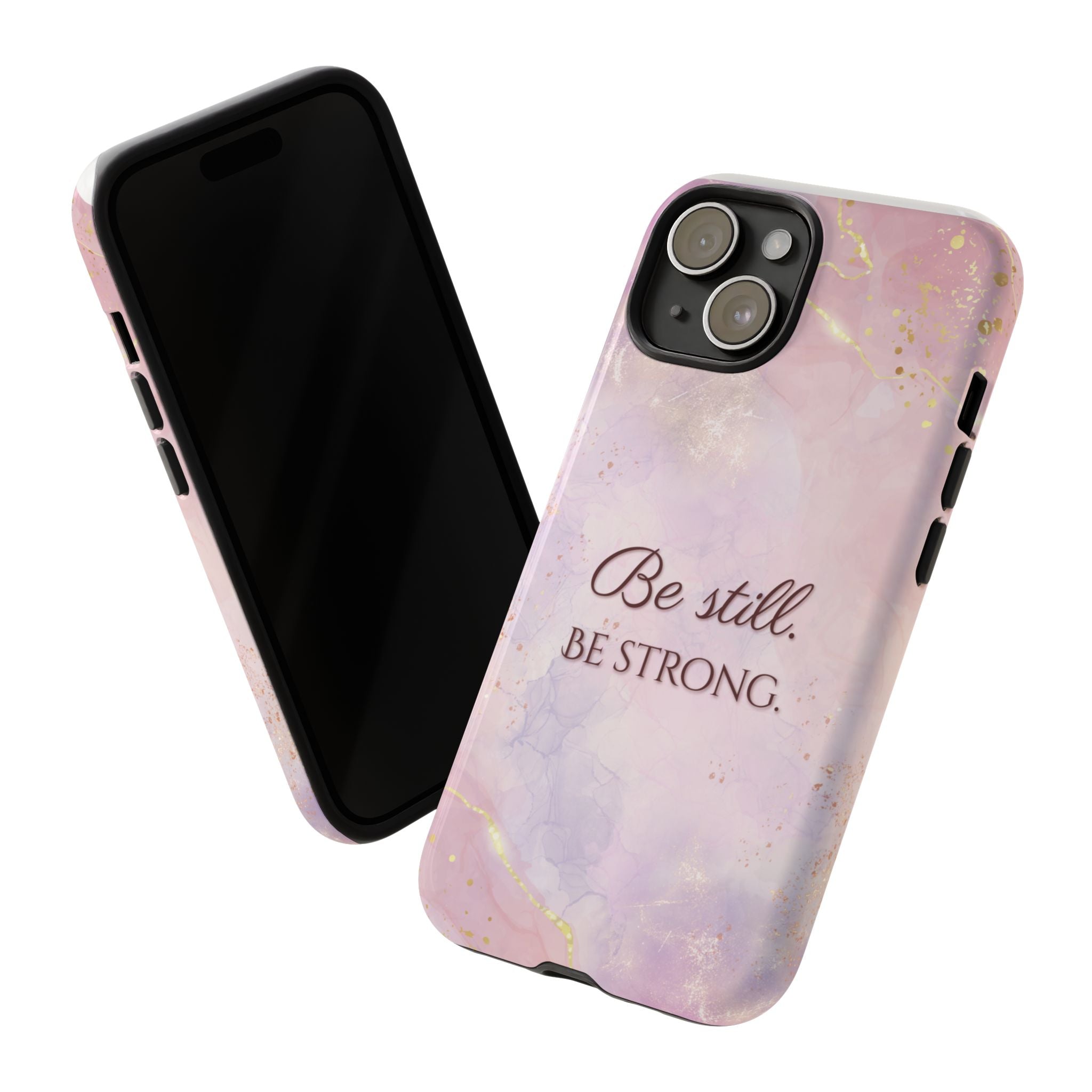 Be Still, Be Strong Marble Phone Case