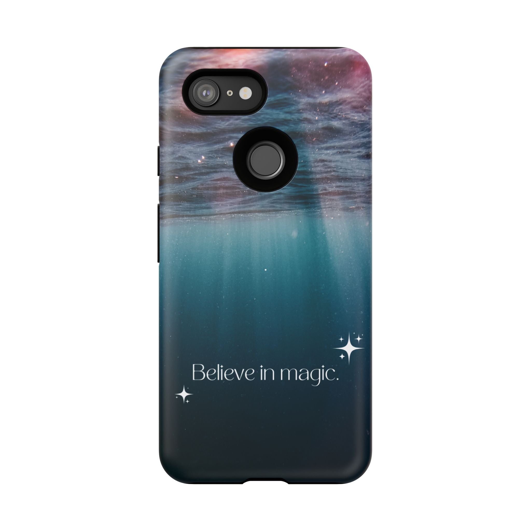 Believe in Magic Phone Case — Galaxy Ocean Phone Case