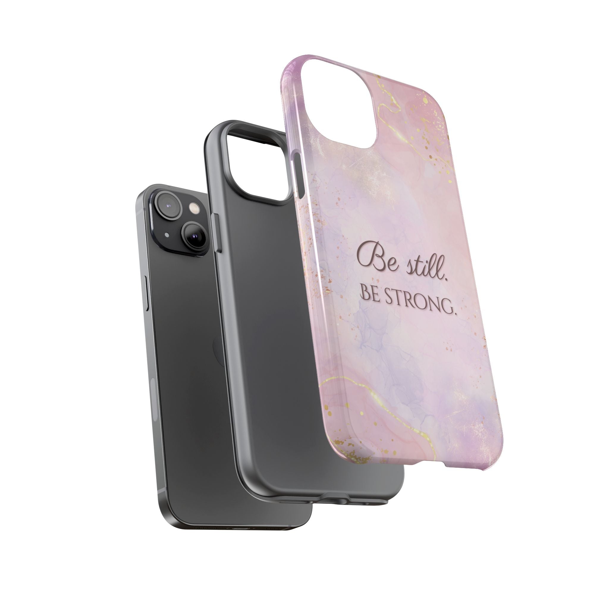 Be Still, Be Strong Marble Phone Case