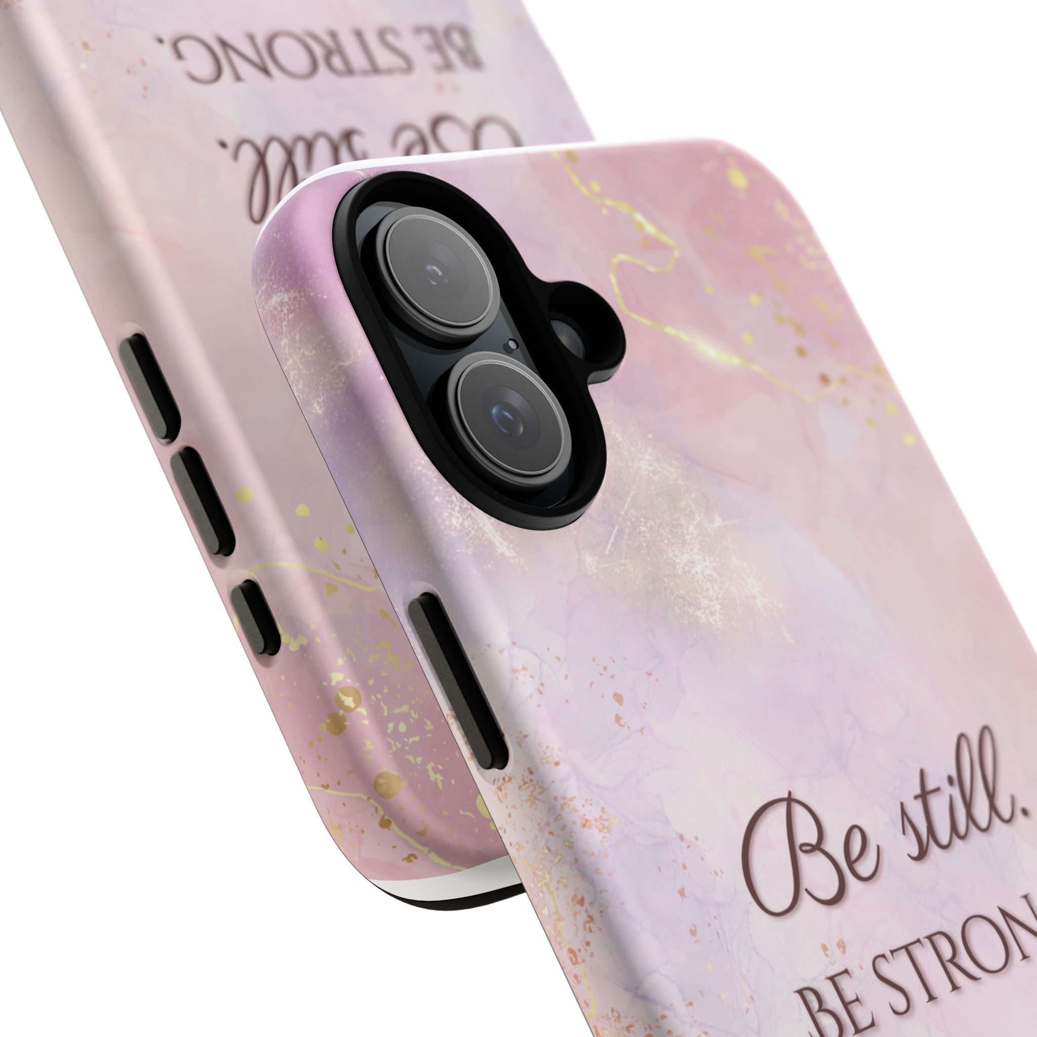 Be Still, Be Strong Marble Phone Case