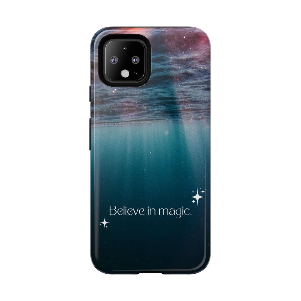 Believe in Magic Phone Case — Galaxy Ocean Phone Case