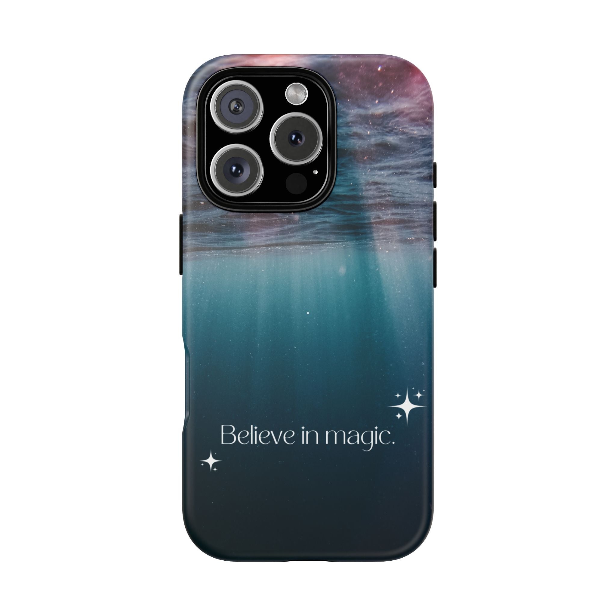 Believe in Magic Phone Case — Galaxy Ocean Phone Case