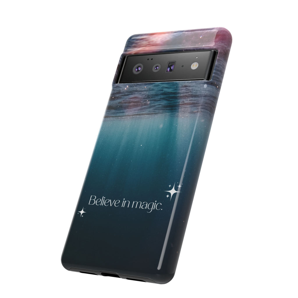 Believe in Magic Phone Case — Galaxy Ocean Phone Case