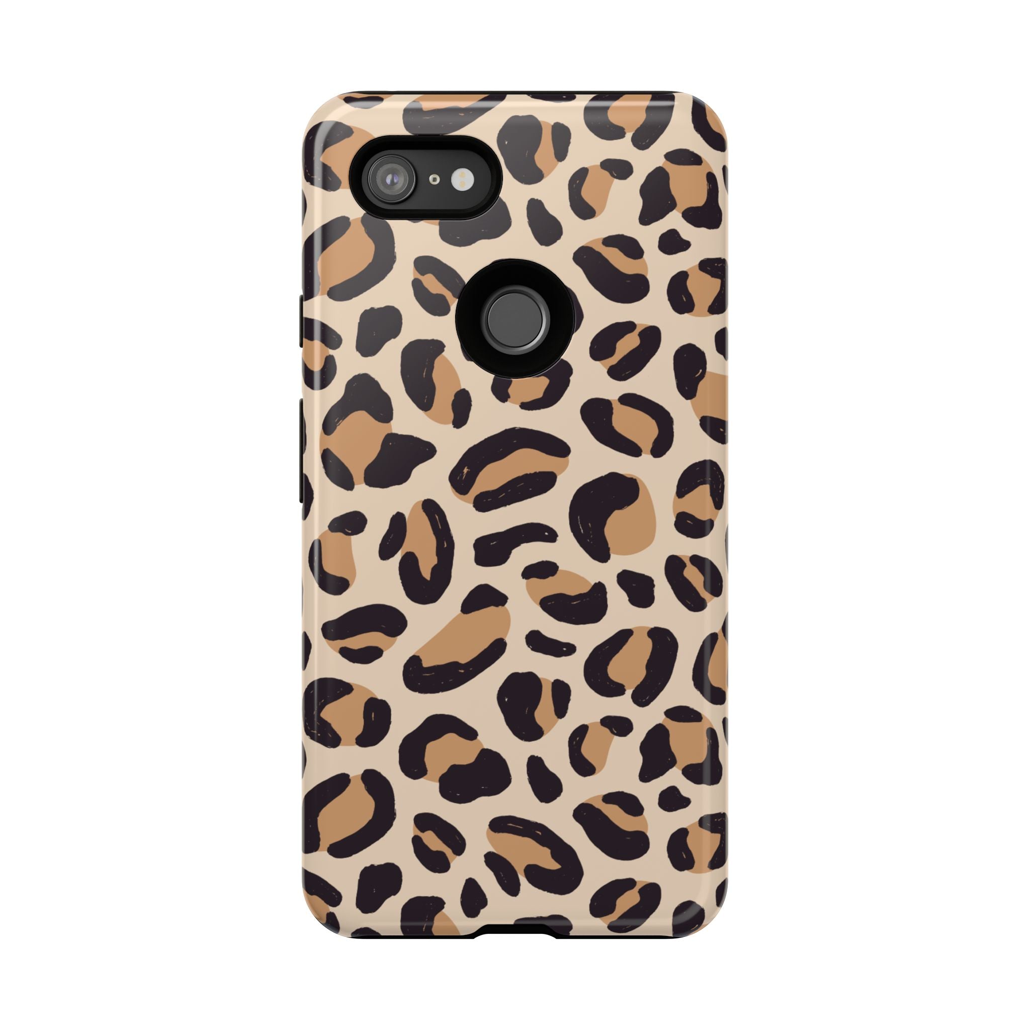 Leopard Print Tough Phone Case — Stylish Protective Phone Cover