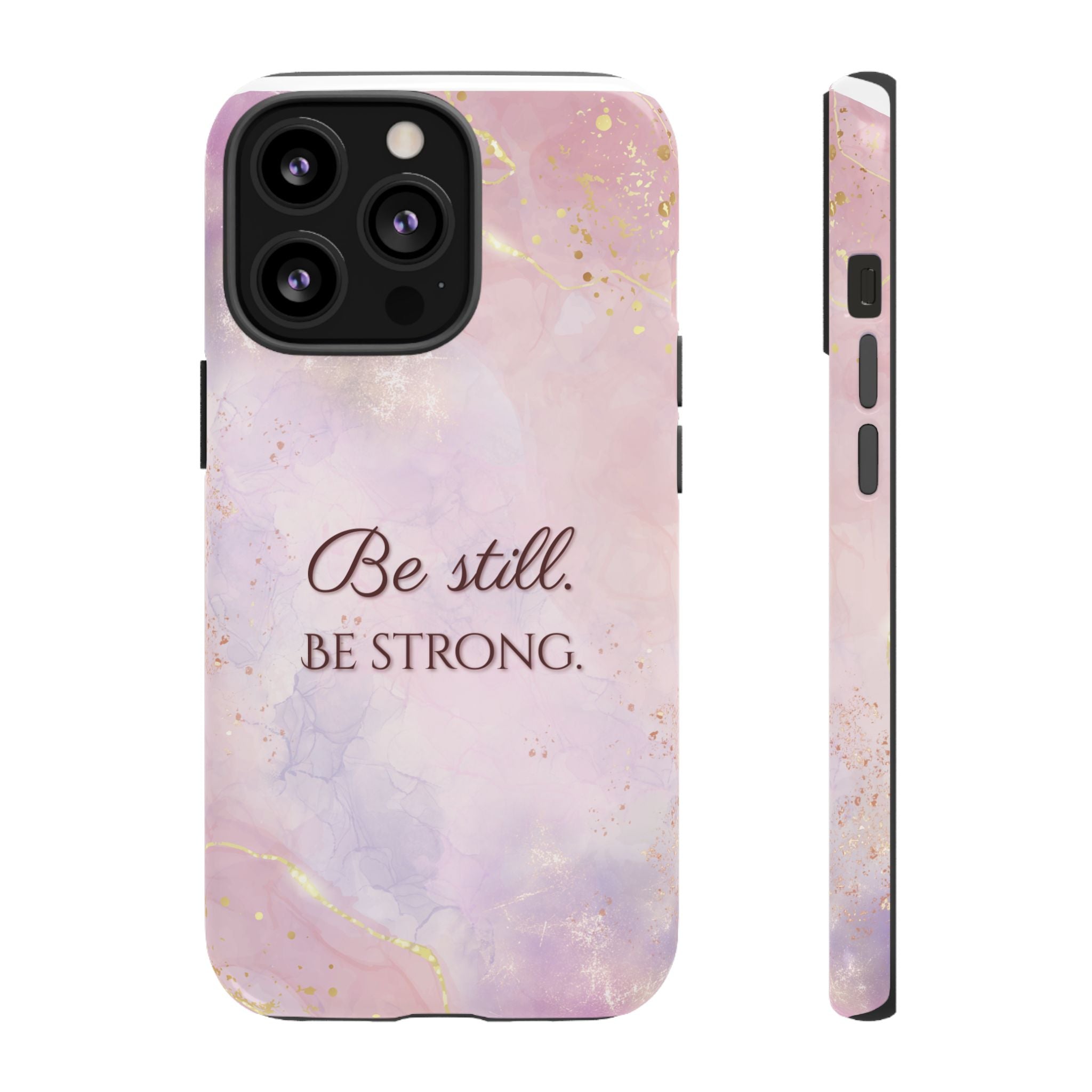 Be Still, Be Strong Marble Phone Case
