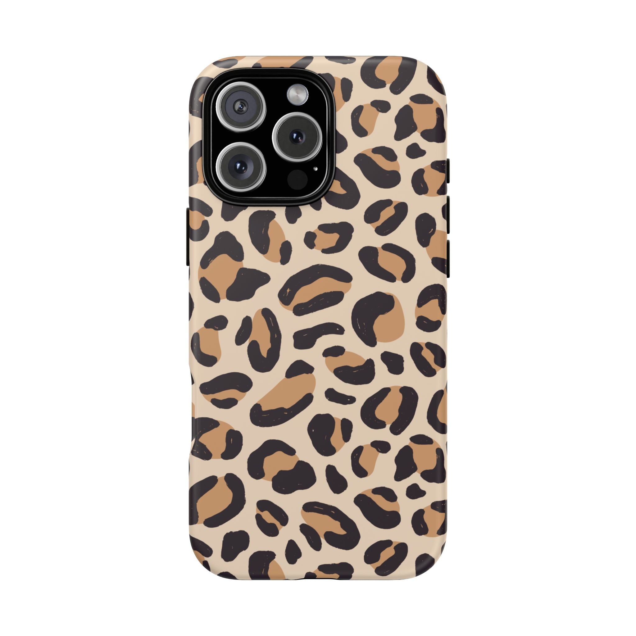 Leopard Print Tough Phone Case — Stylish Protective Phone Cover