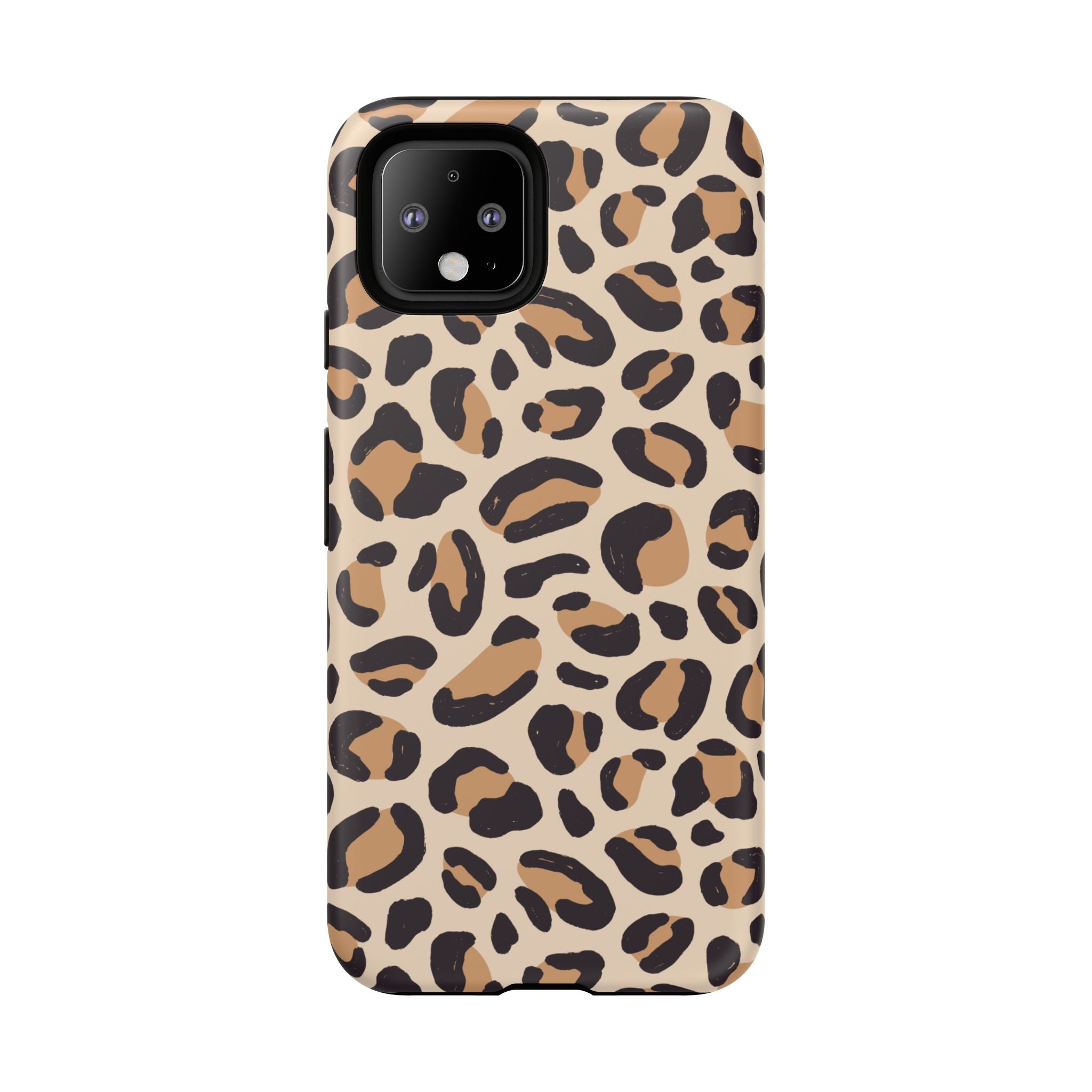 Leopard Print Tough Phone Case — Stylish Protective Phone Cover
