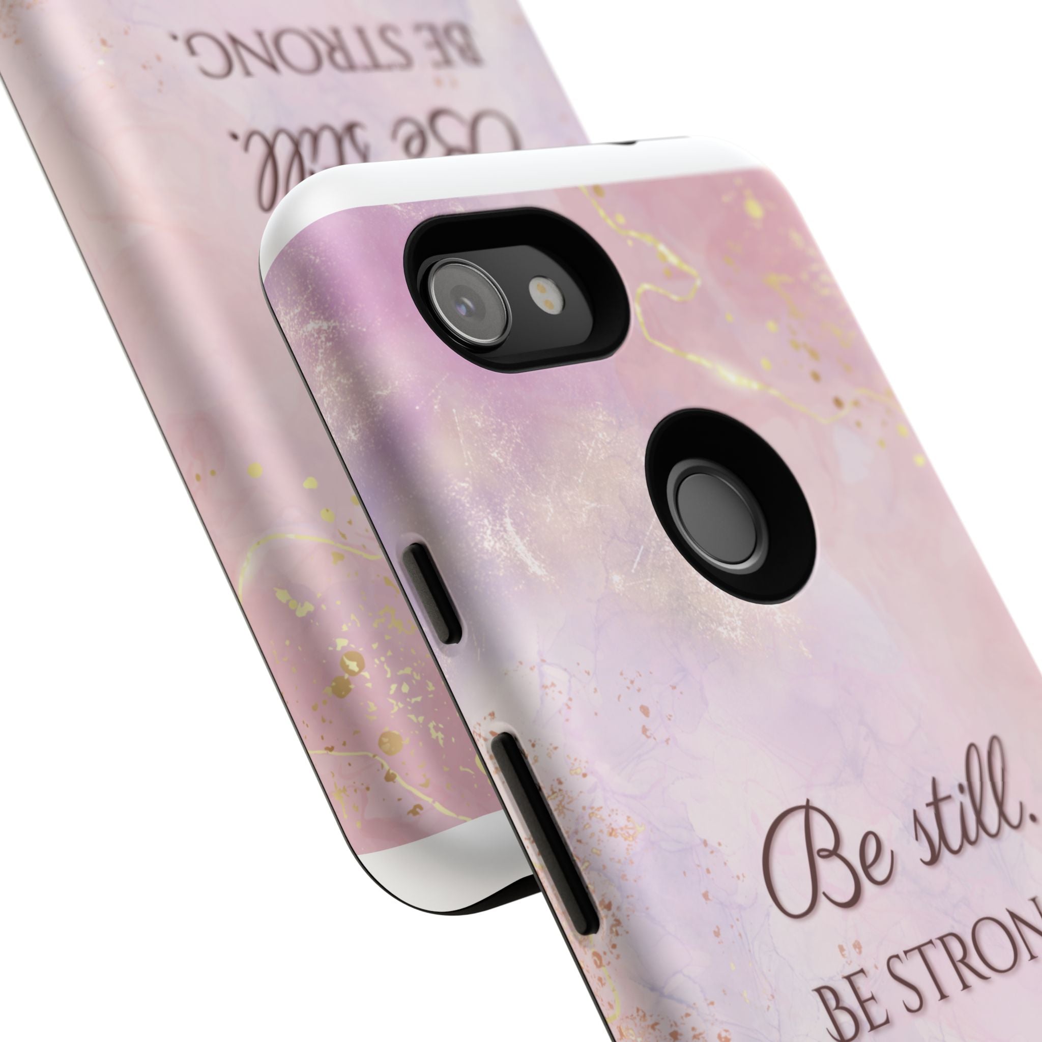 Be Still, Be Strong Marble Phone Case