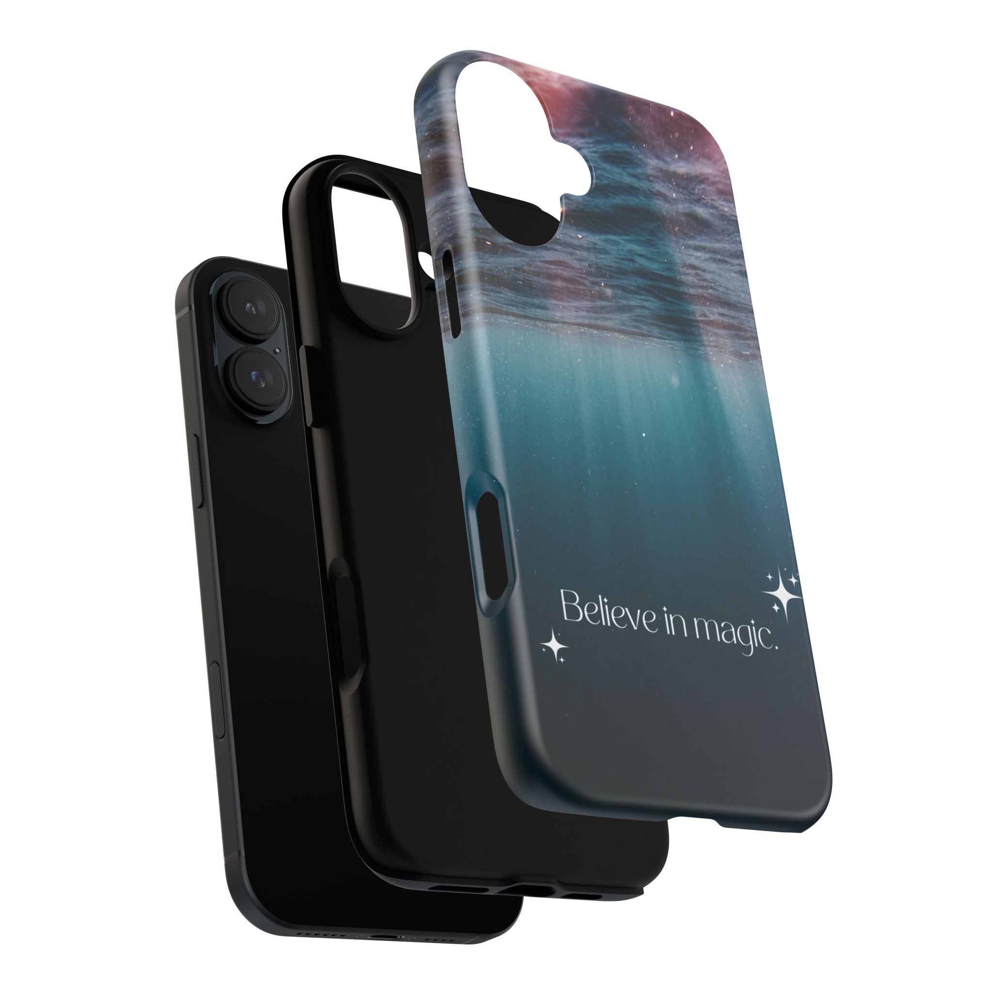 Believe in Magic Phone Case — Galaxy Ocean Phone Case