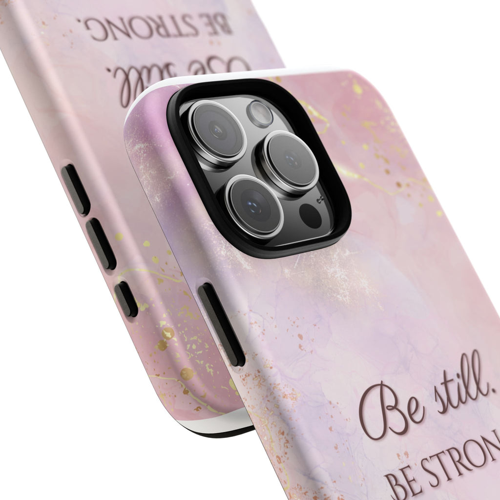 Be Still, Be Strong Marble Phone Case