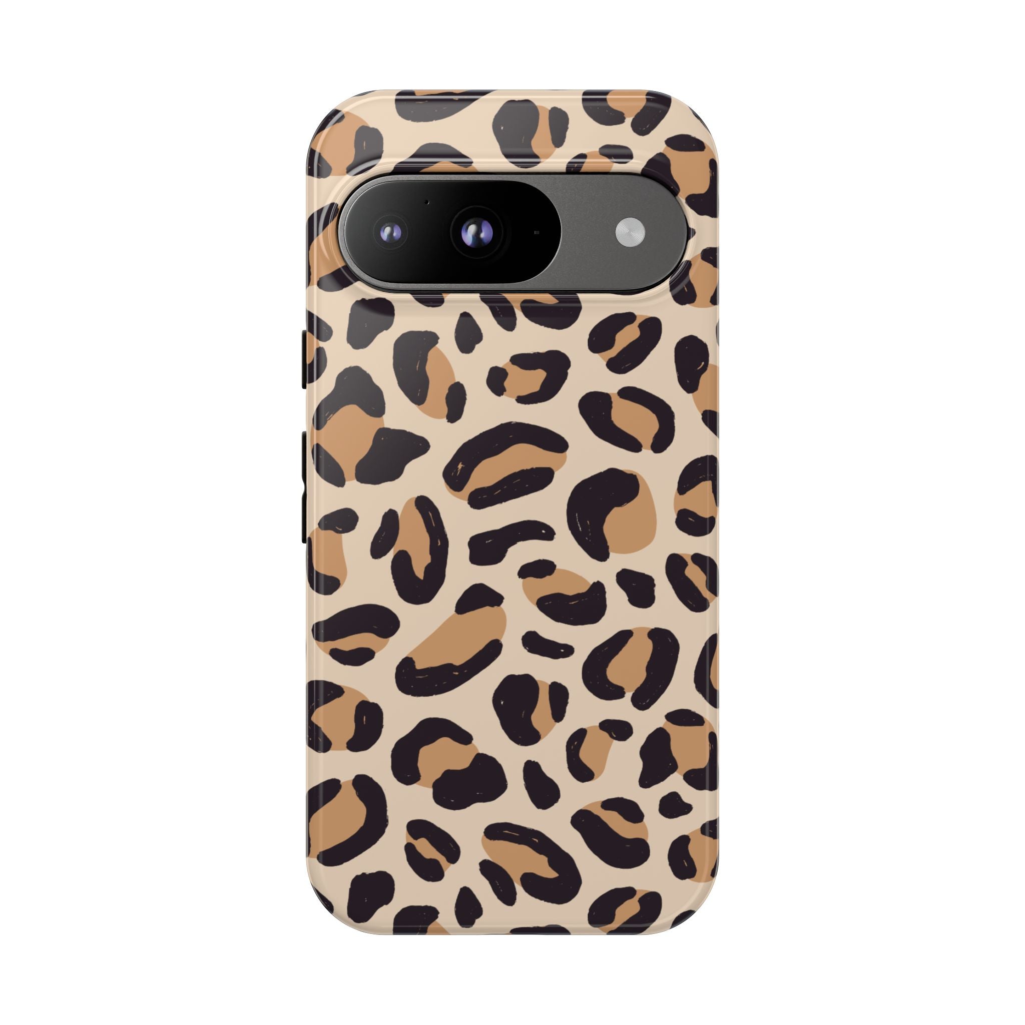 Leopard Print Tough Phone Case — Stylish Protective Phone Cover