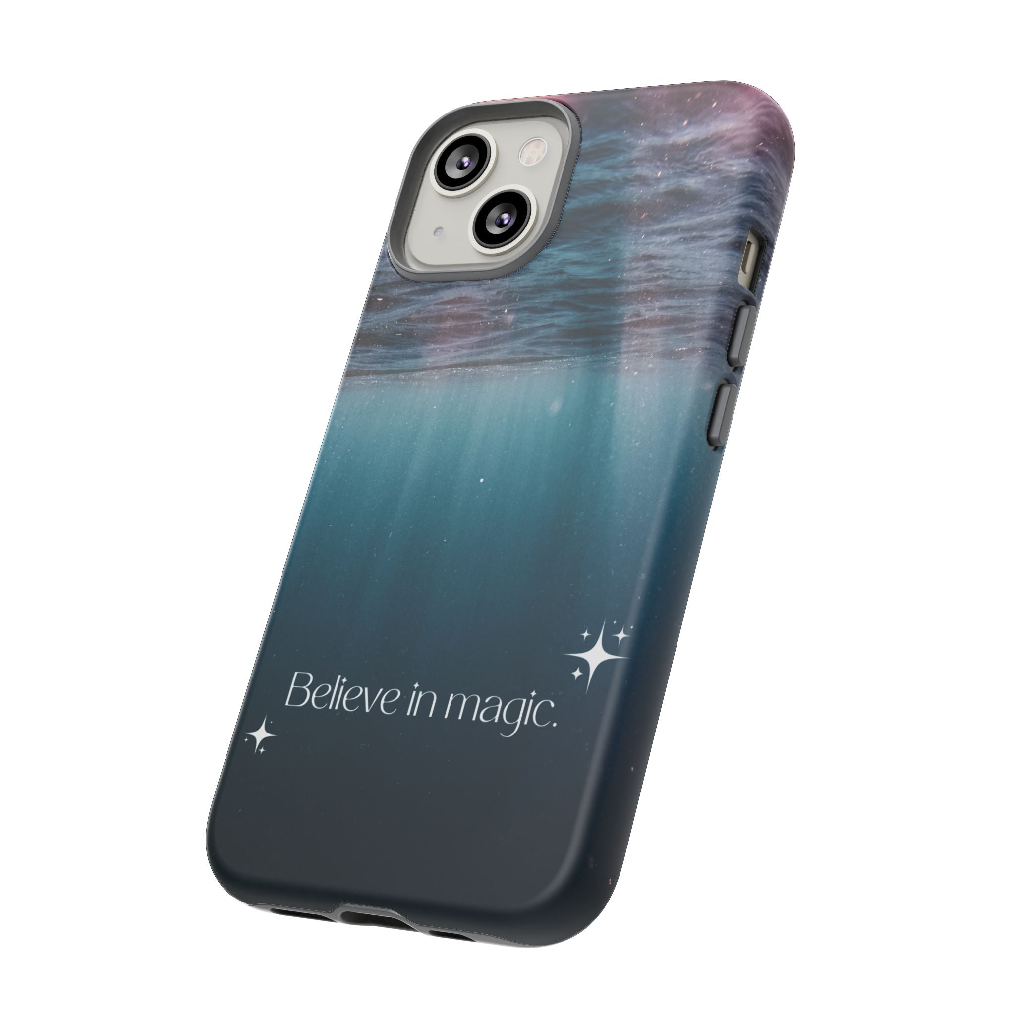 Believe in Magic Phone Case — Galaxy Ocean Phone Case
