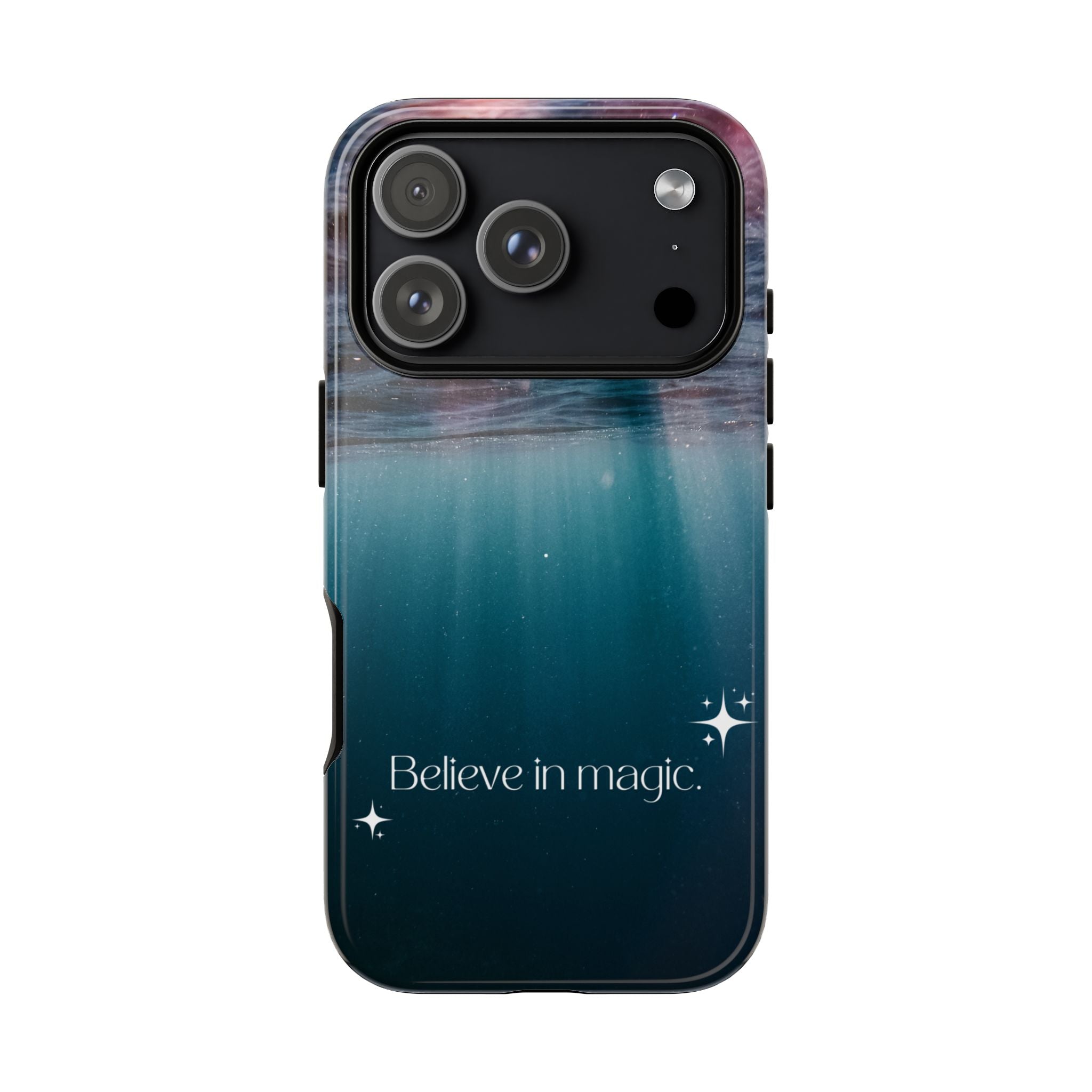 Believe in Magic Phone Case — Galaxy Ocean Phone Case