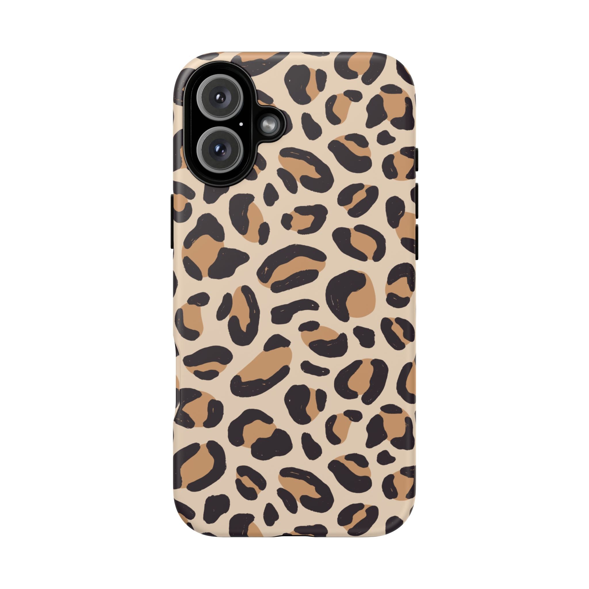 Leopard Print Tough Phone Case — Stylish Protective Phone Cover
