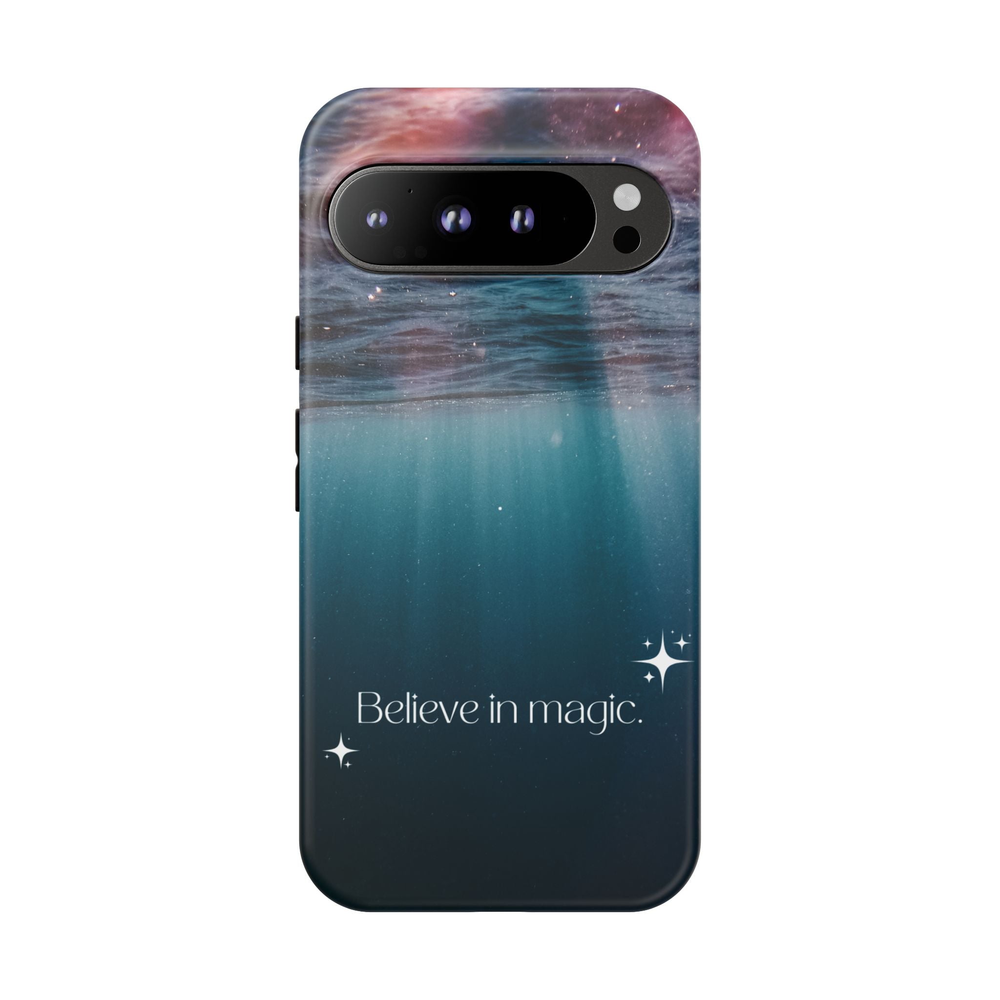 Believe in Magic Phone Case — Galaxy Ocean Phone Case