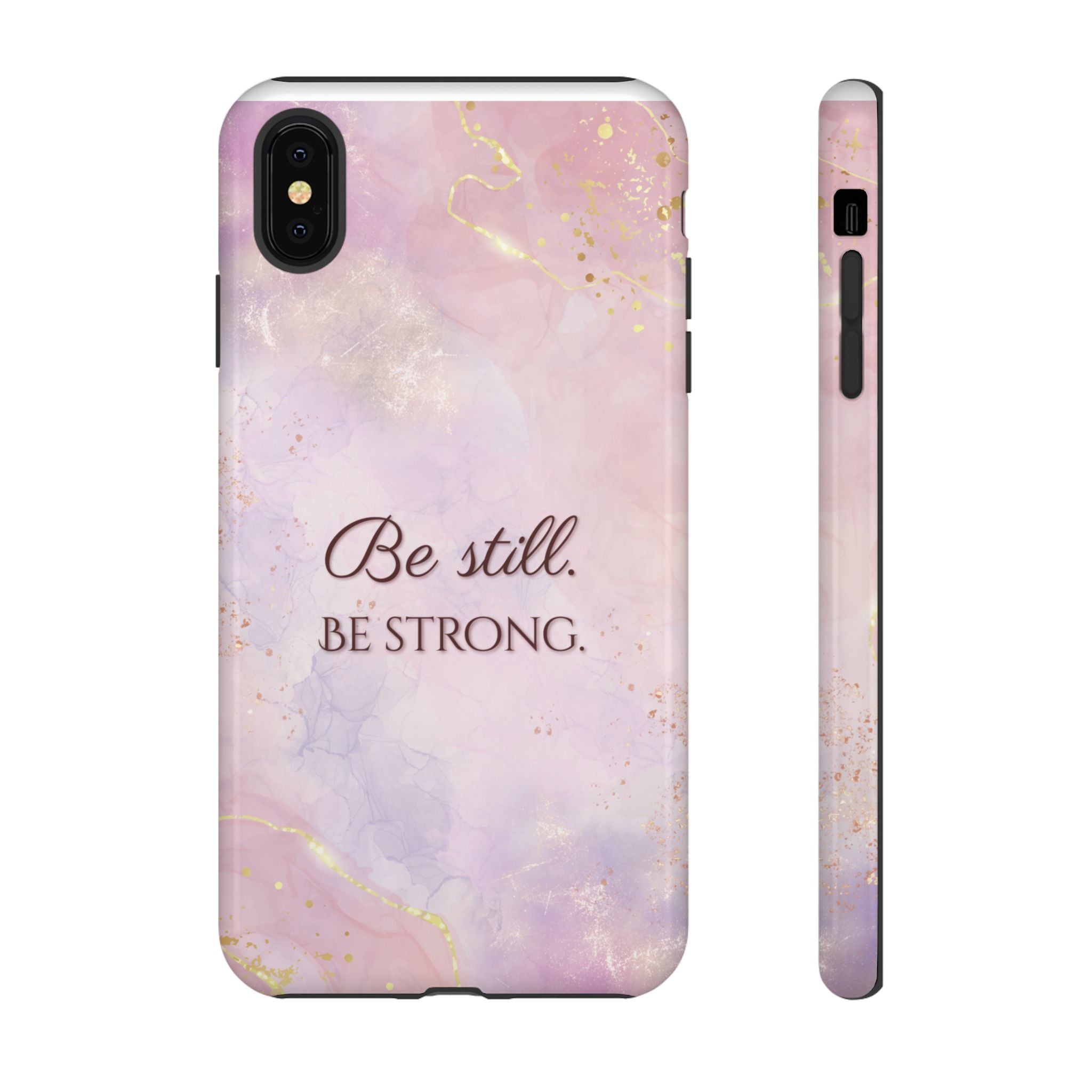 Be Still, Be Strong Marble Phone Case