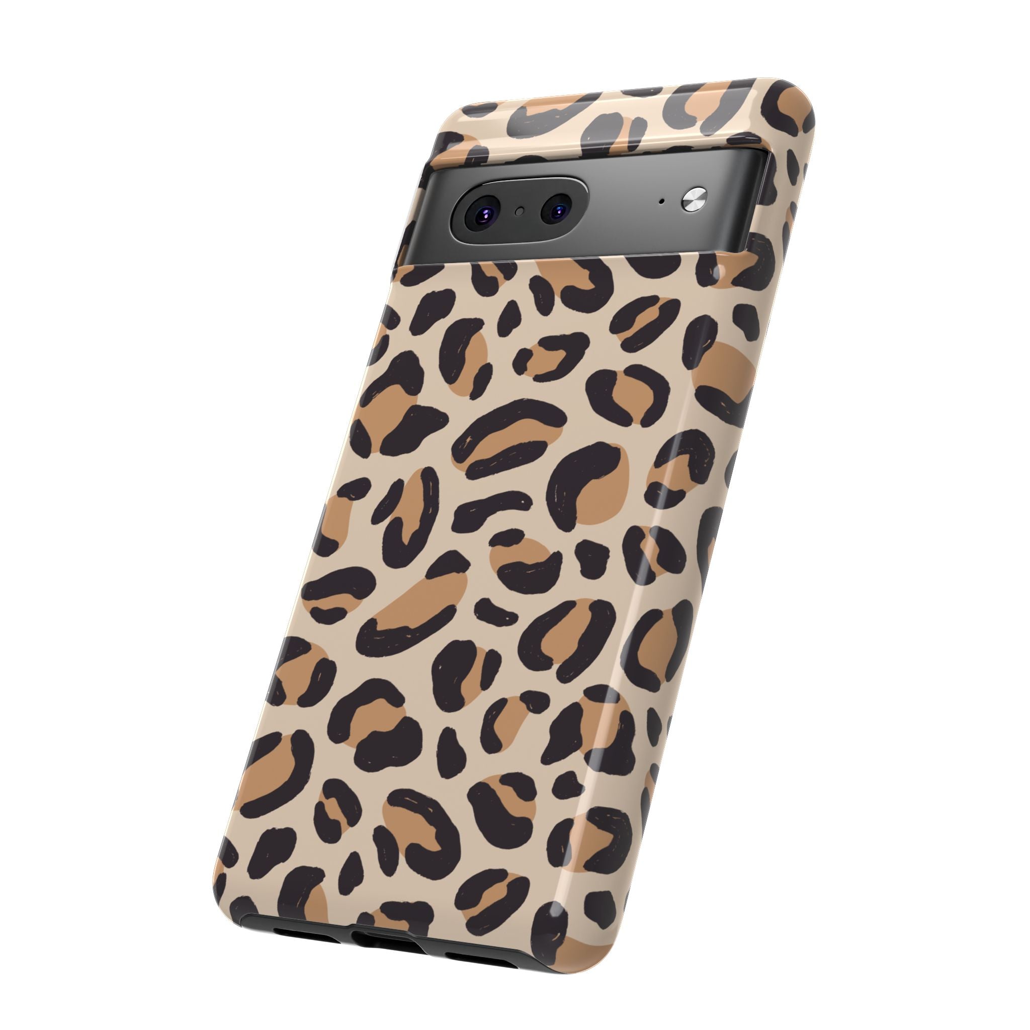Leopard Print Tough Phone Case — Stylish Protective Phone Cover