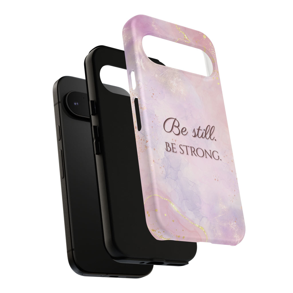 Be Still, Be Strong Marble Phone Case