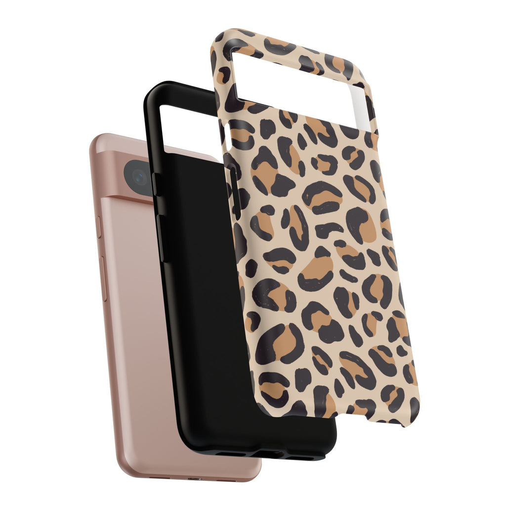 Leopard Print Tough Phone Case — Stylish Protective Phone Cover