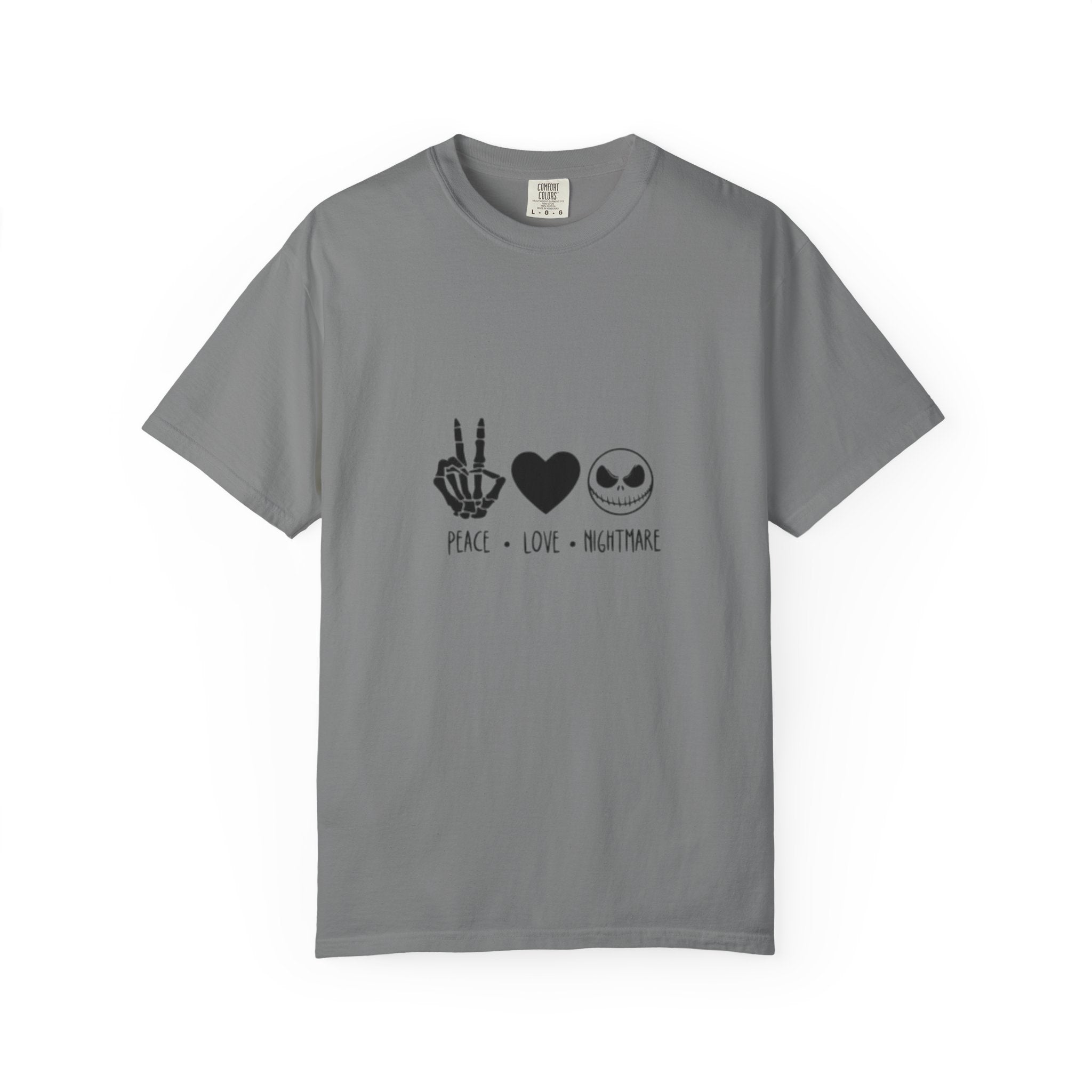 Peace • Love • Nightmare T-Shirt — Jack Skellington Inspired Graphic Tee