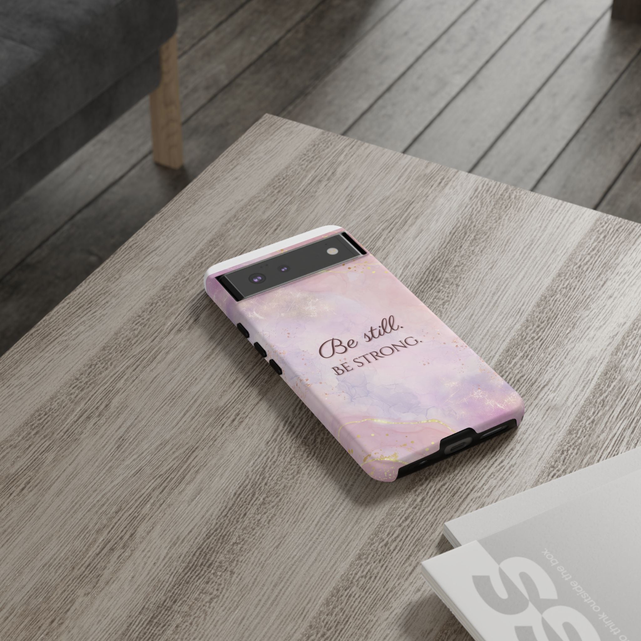 Be Still, Be Strong Marble Phone Case