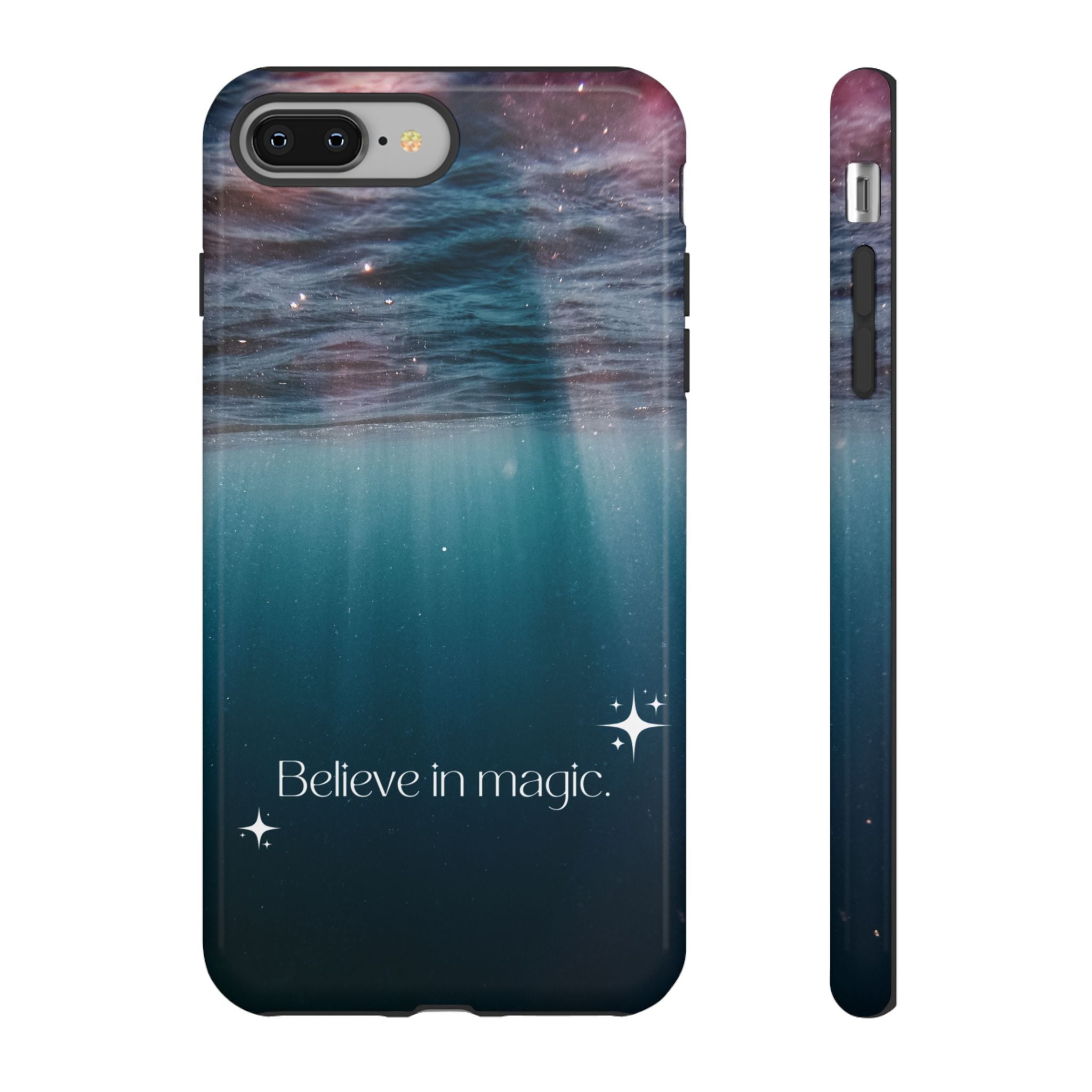 Believe in Magic Phone Case — Galaxy Ocean Phone Case