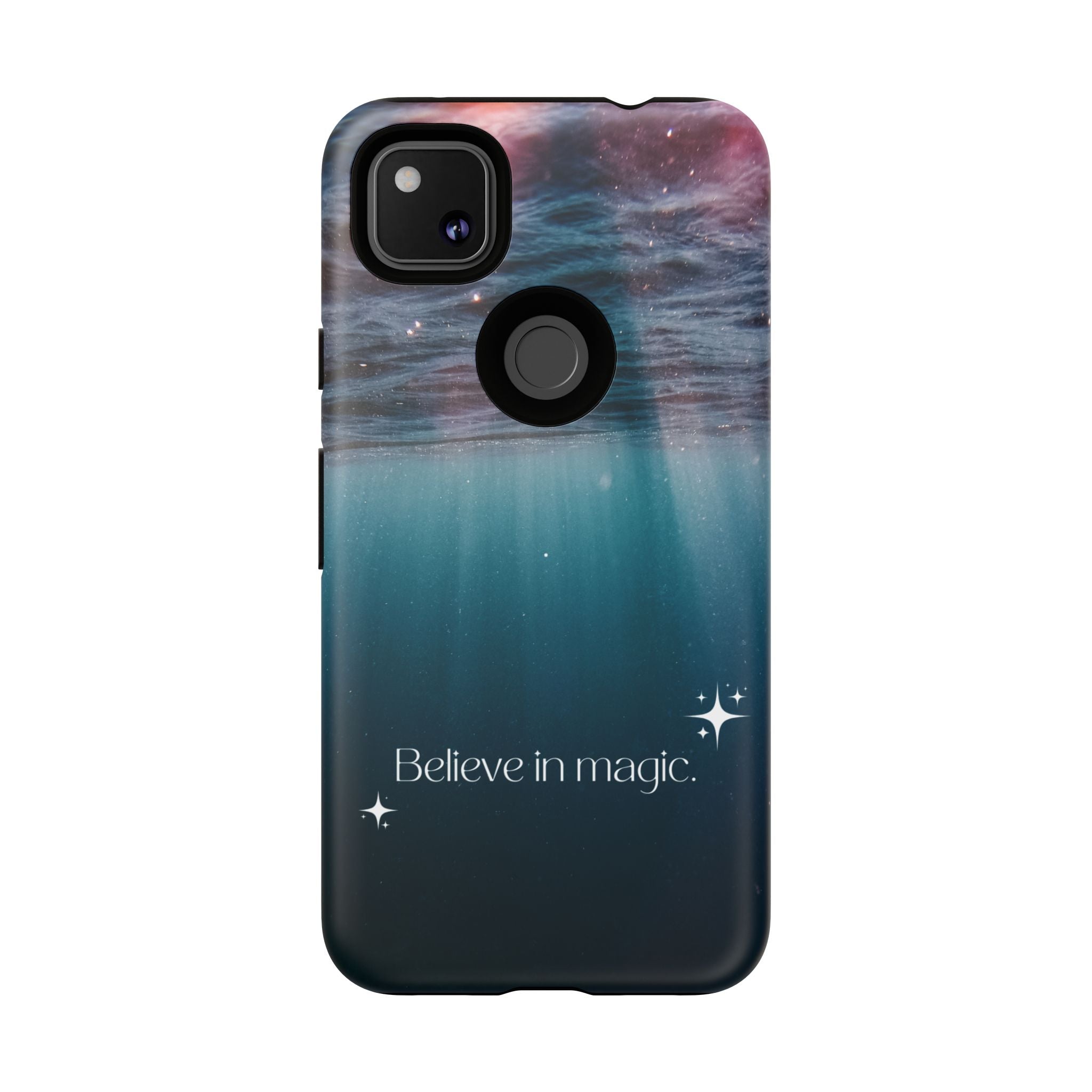 Believe in Magic Phone Case — Galaxy Ocean Phone Case