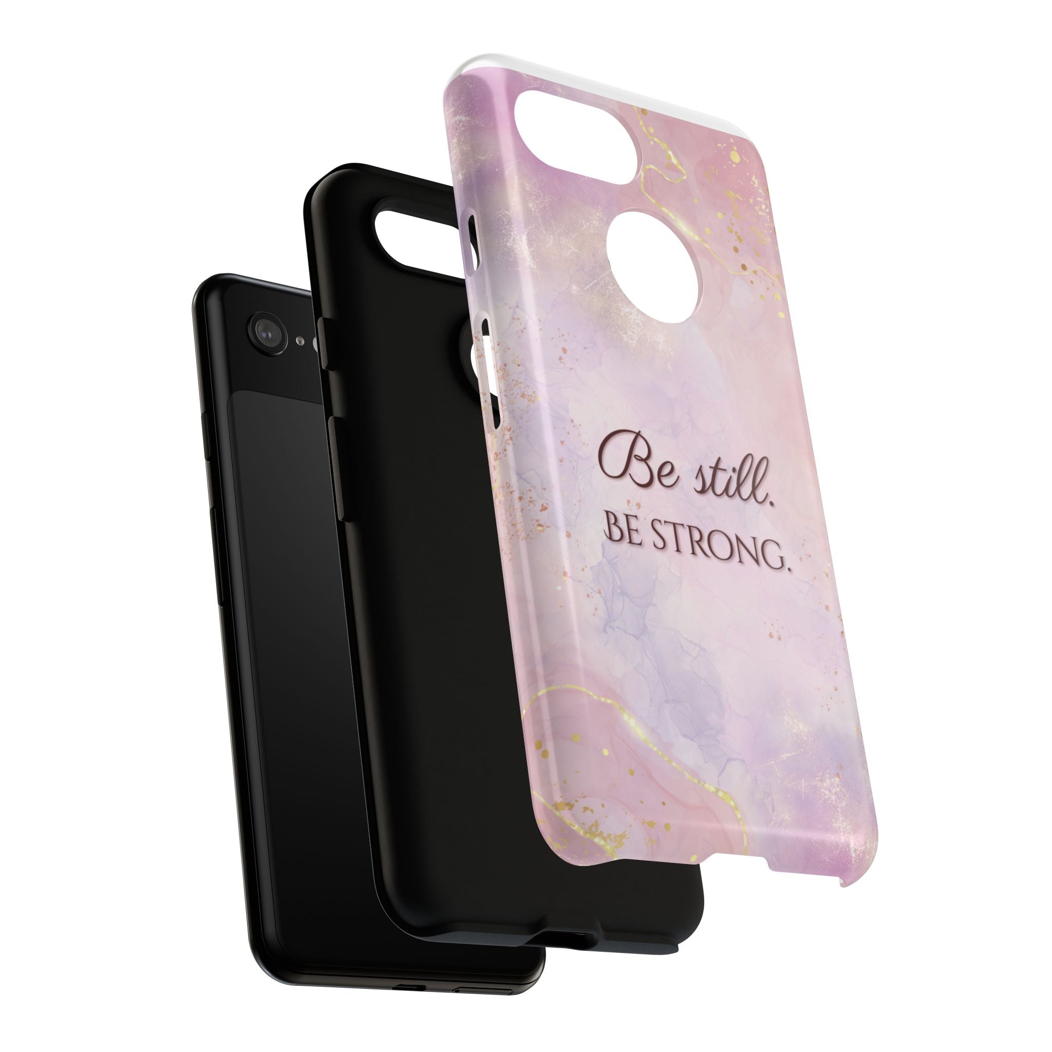 Be Still, Be Strong Marble Phone Case