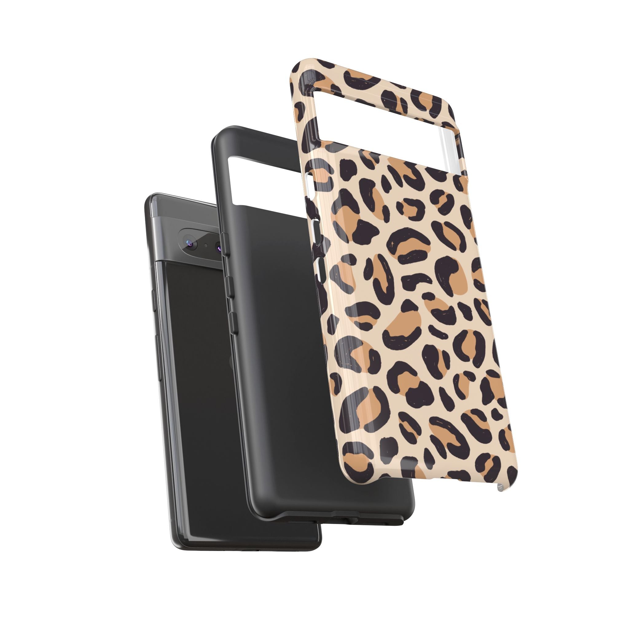 Leopard Print Tough Phone Case — Stylish Protective Phone Cover