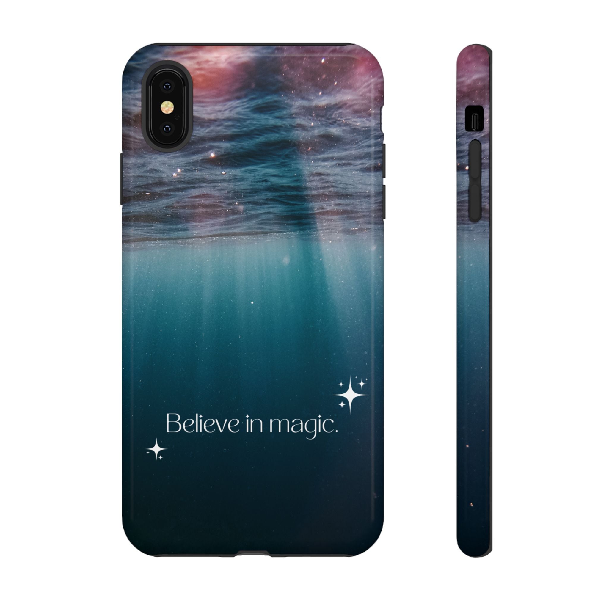 Believe in Magic Phone Case — Galaxy Ocean Phone Case