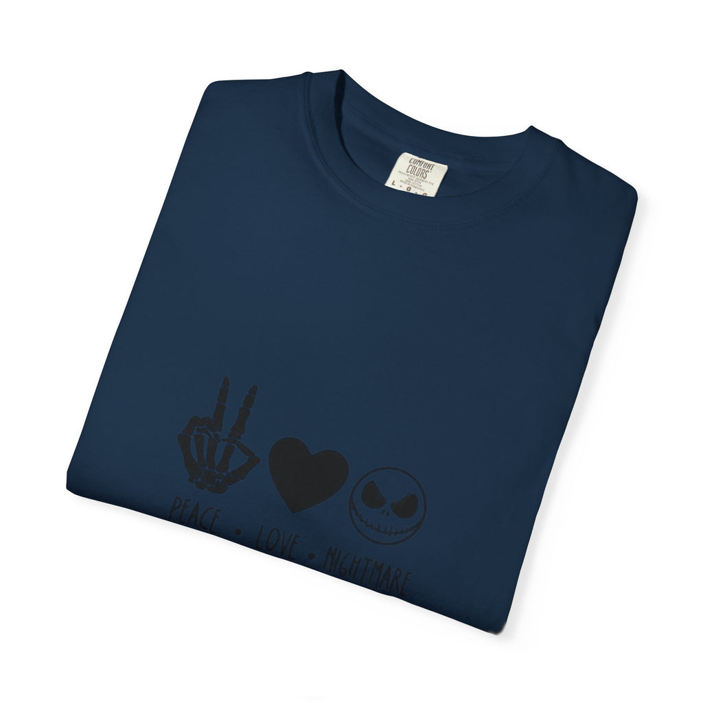 Peace • Love • Nightmare T-Shirt — Jack Skellington Inspired Graphic Tee
