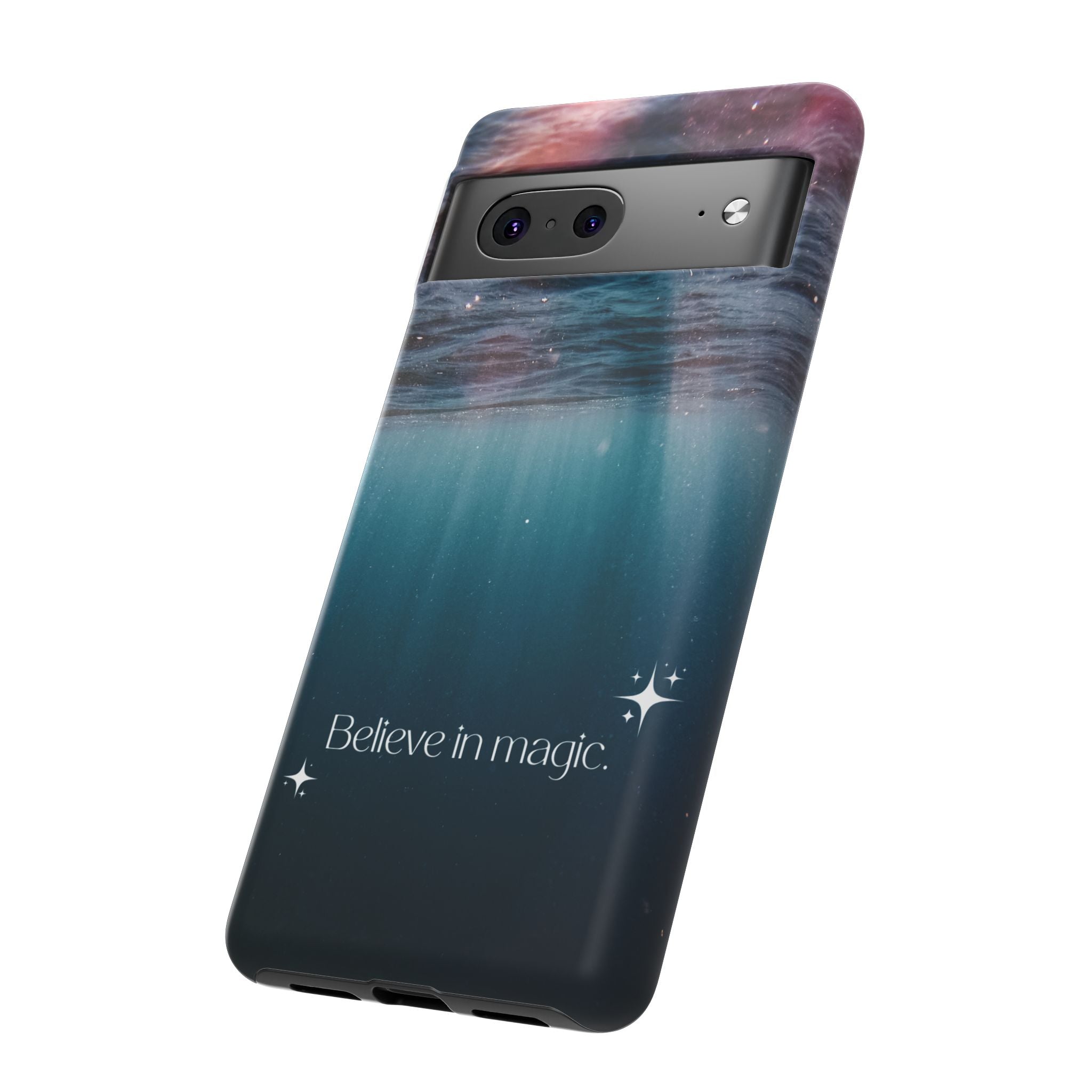 Believe in Magic Phone Case — Galaxy Ocean Phone Case