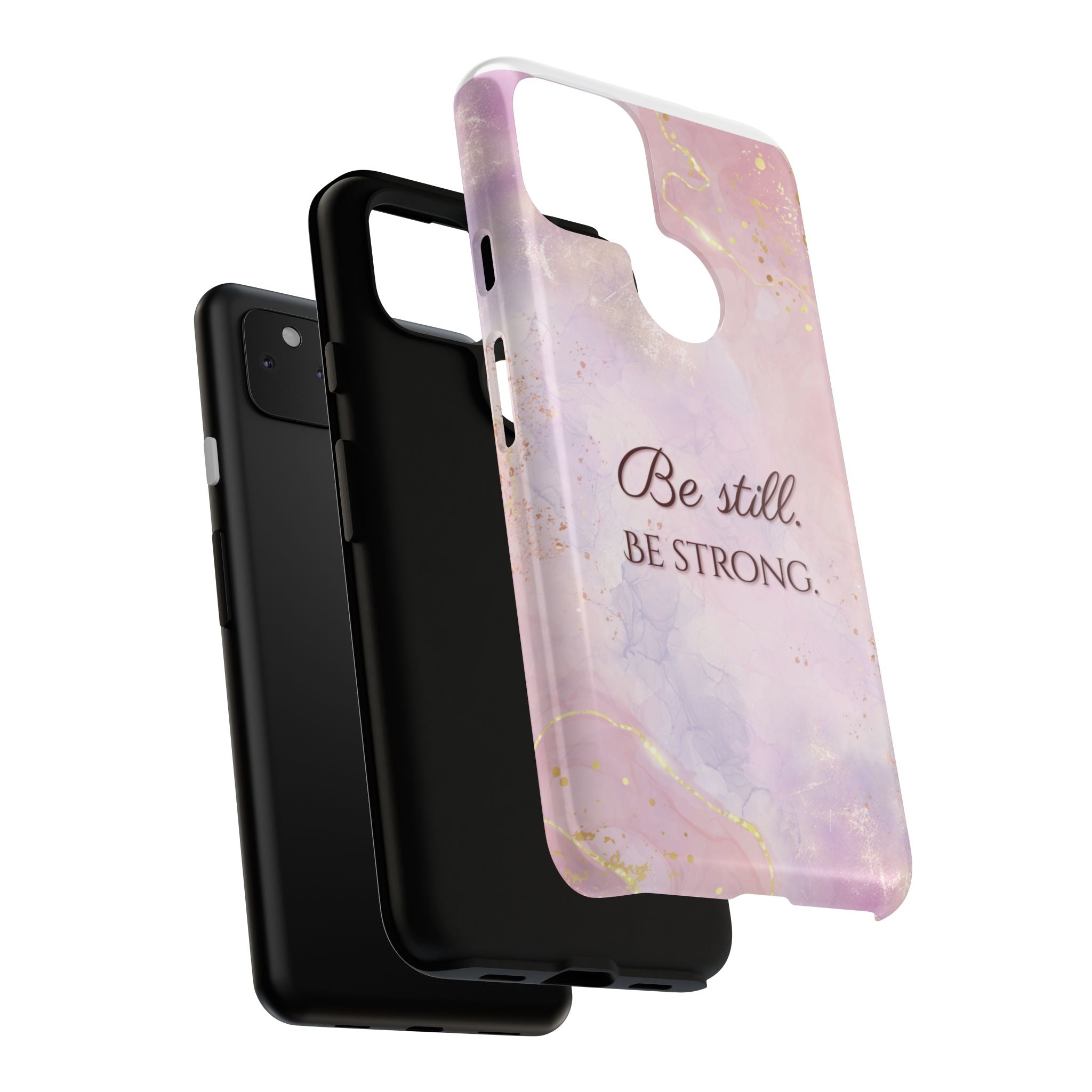 Be Still, Be Strong Marble Phone Case