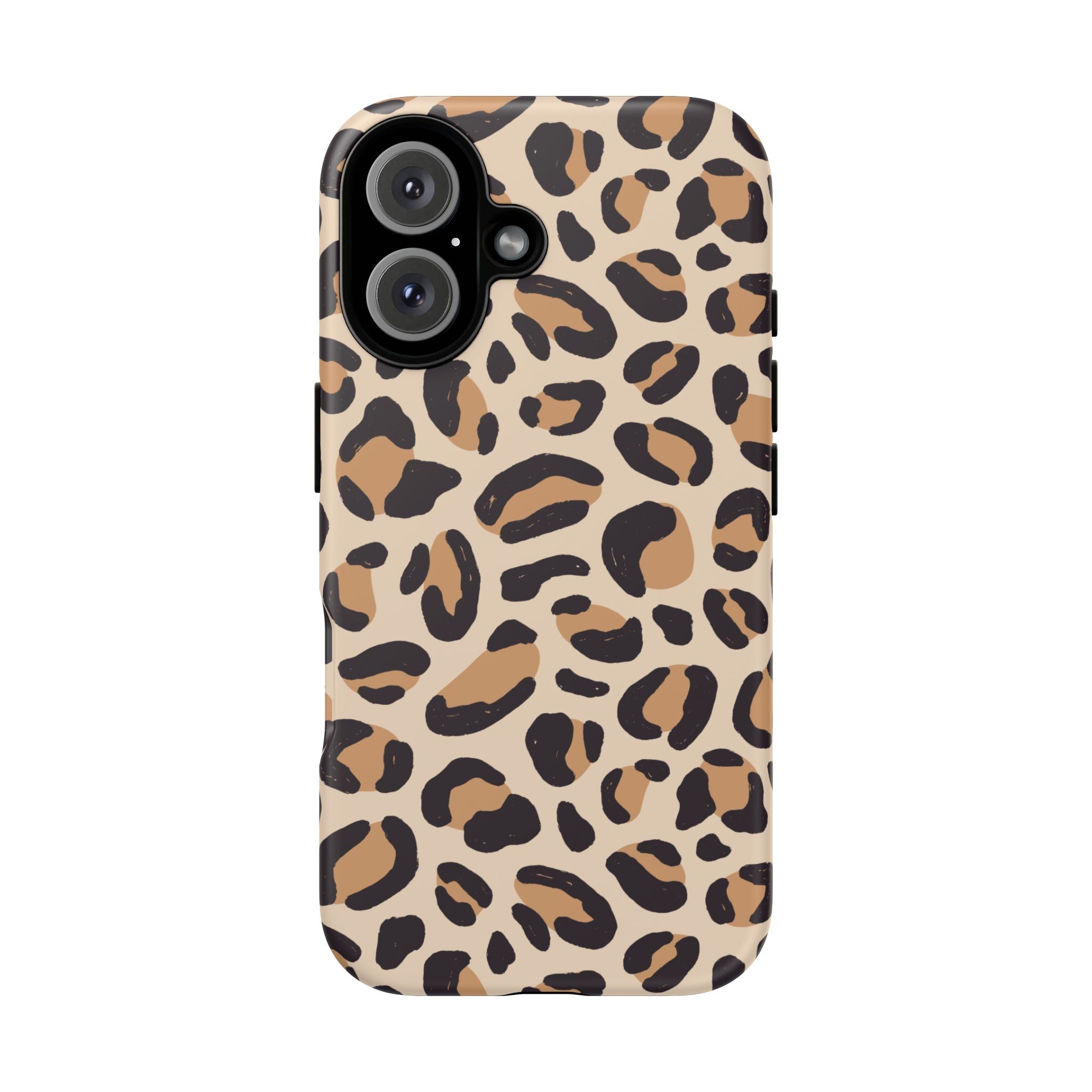 Leopard Print Tough Phone Case — Stylish Protective Phone Cover
