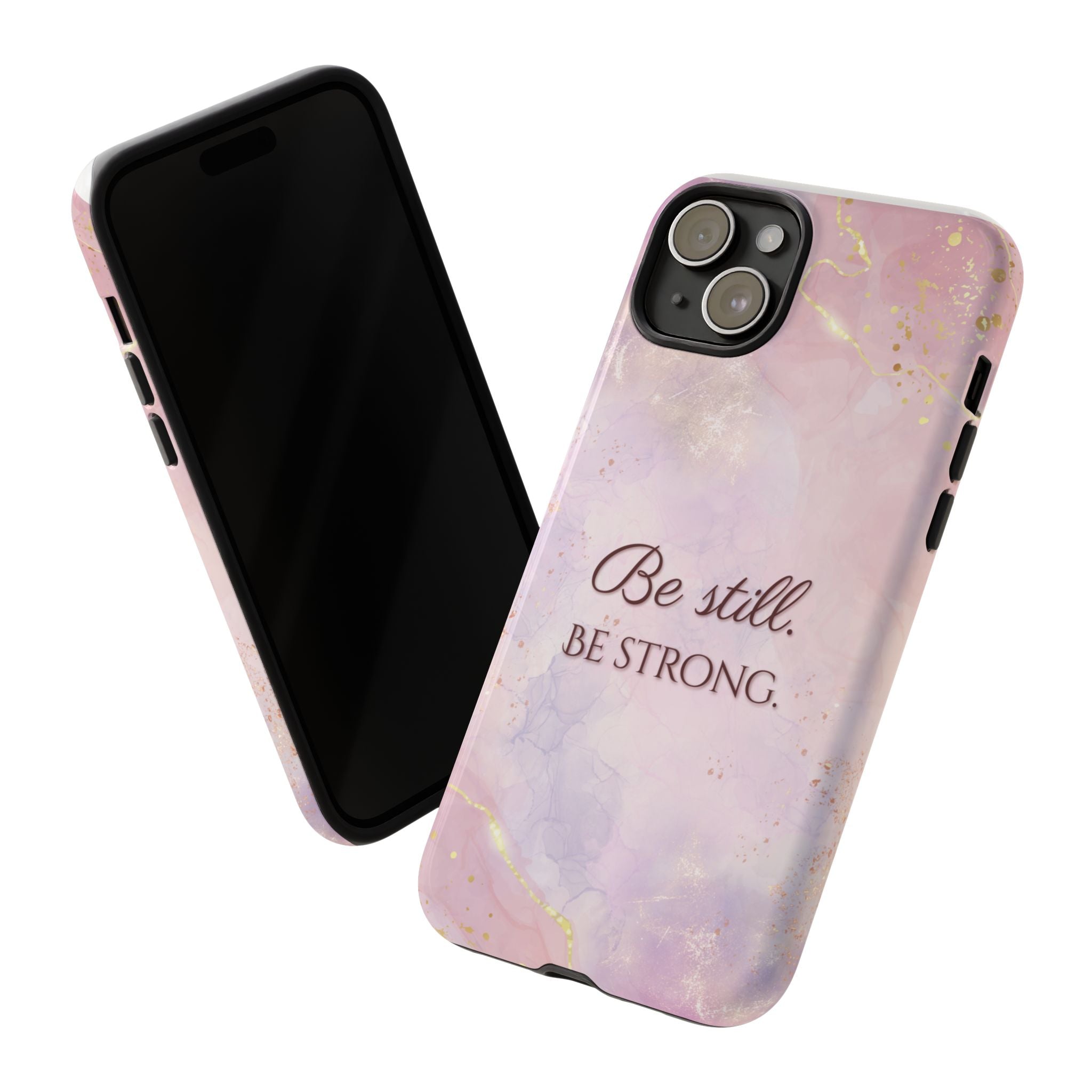 Be Still, Be Strong Marble Phone Case