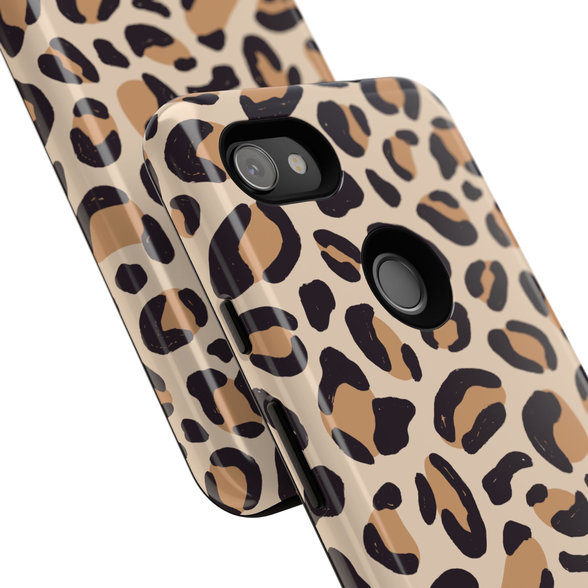 Leopard Print Tough Phone Case — Stylish Protective Phone Cover