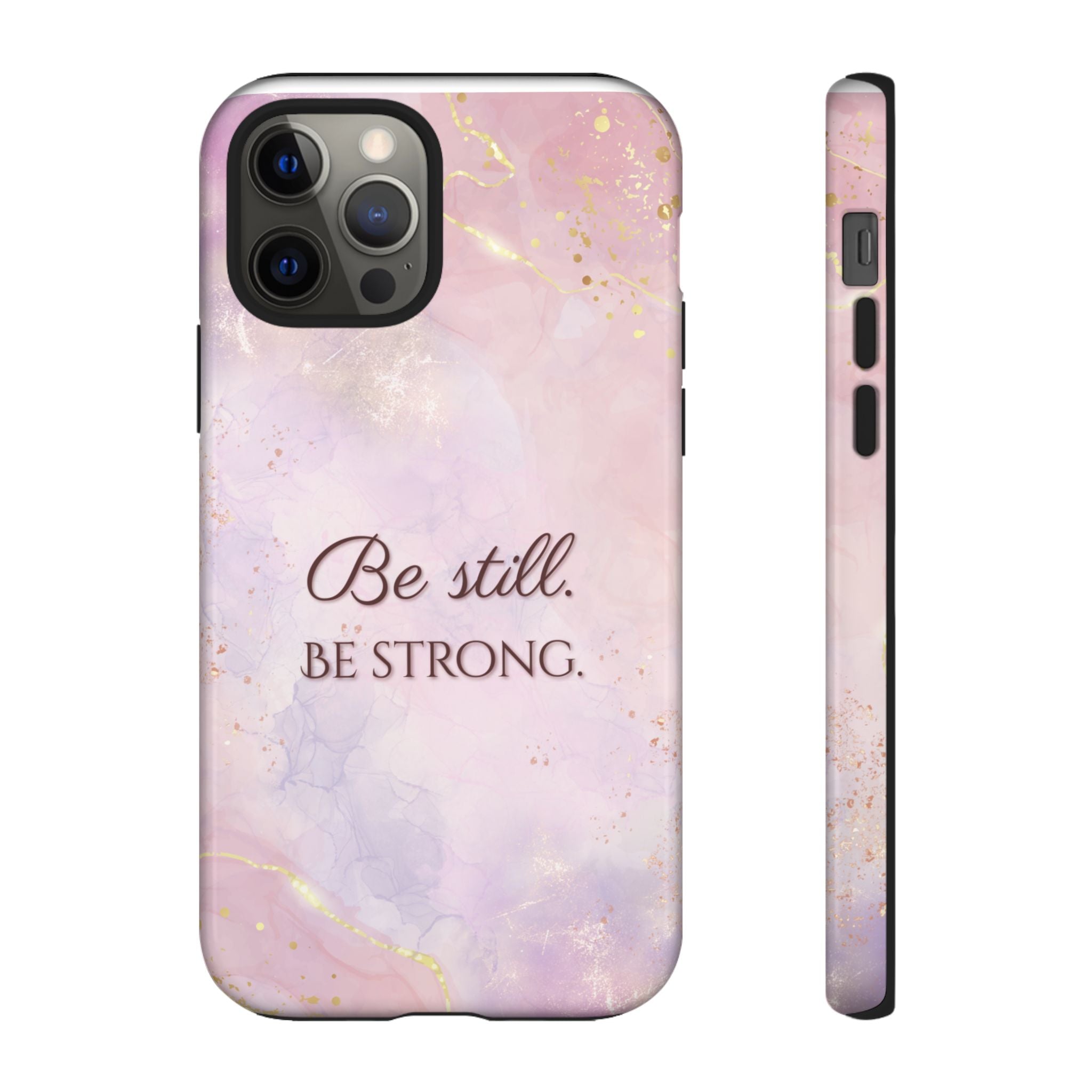 Be Still, Be Strong Marble Phone Case