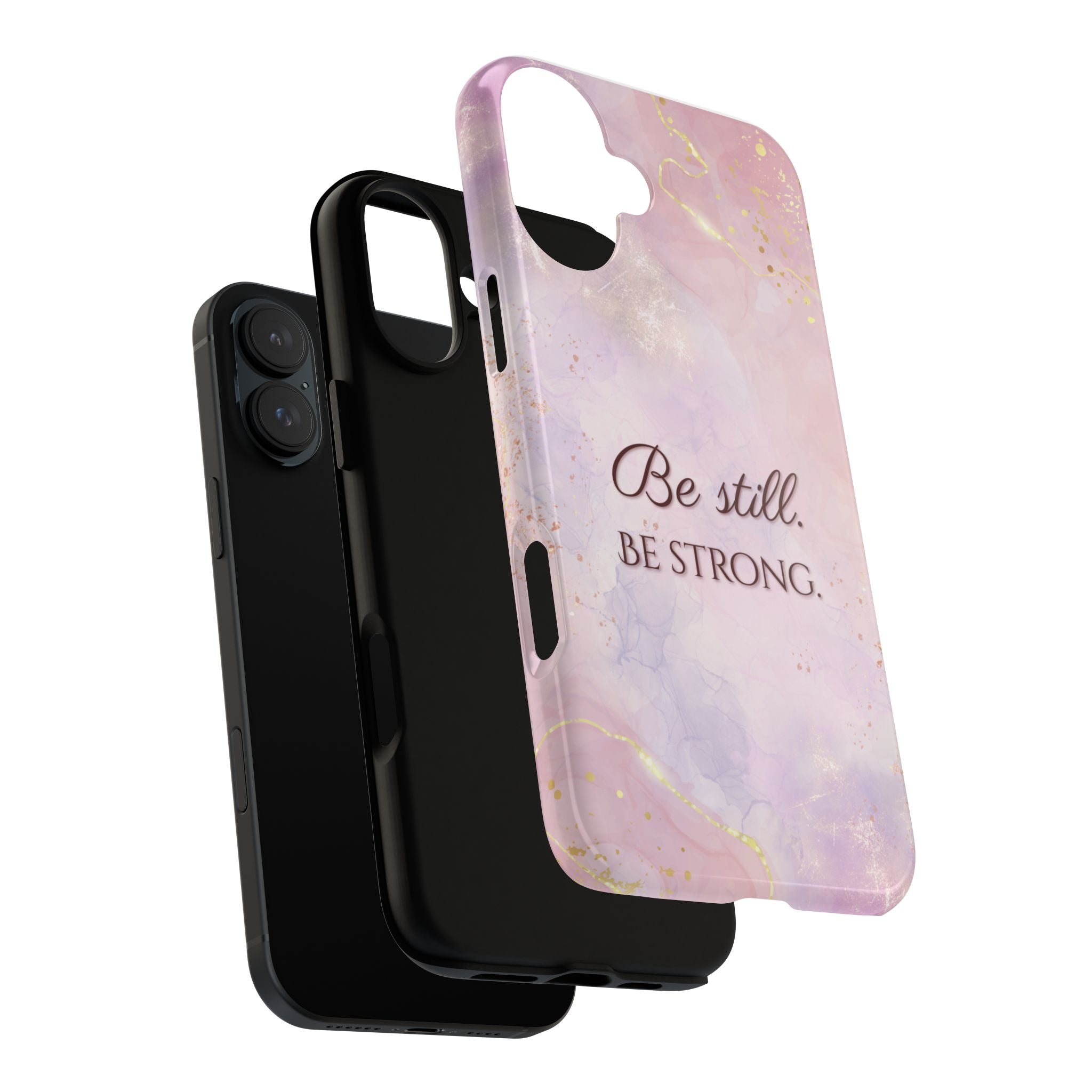 Be Still, Be Strong Marble Phone Case