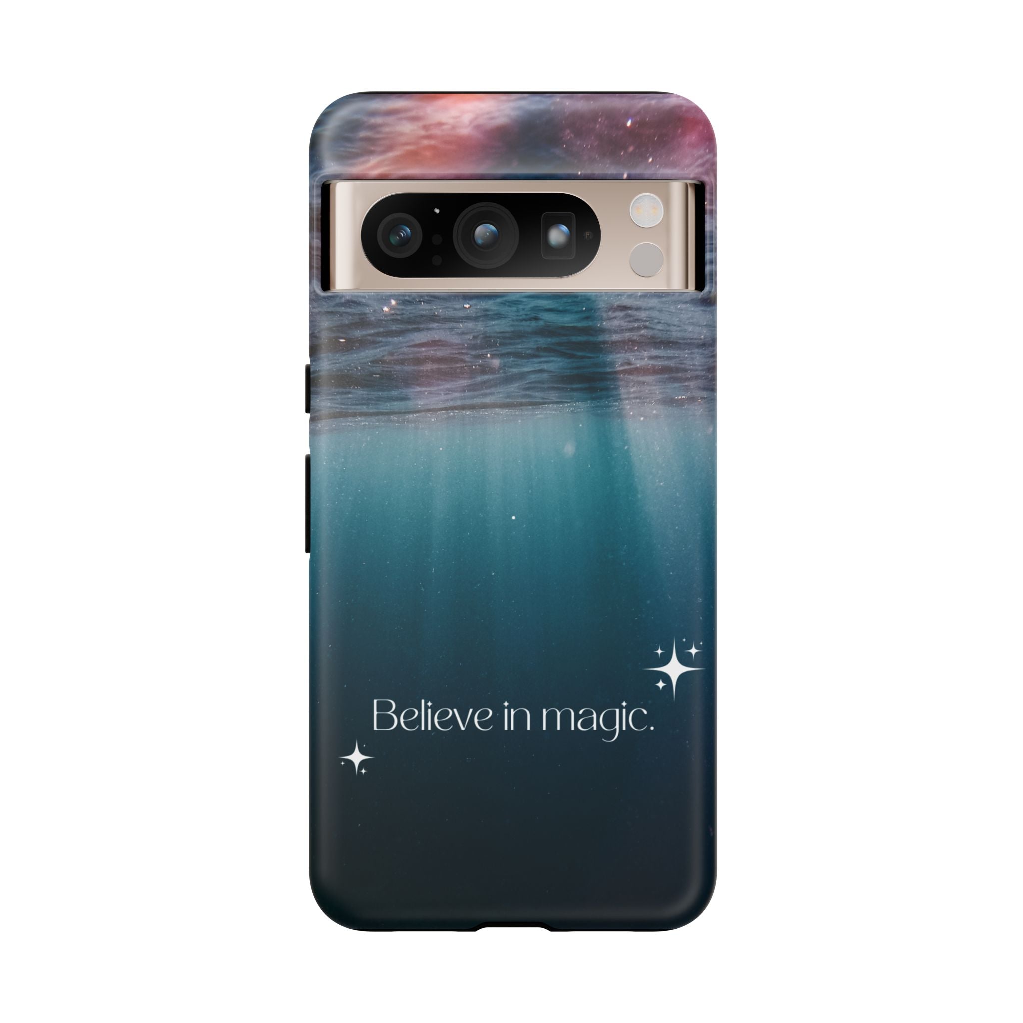 Believe in Magic Phone Case — Galaxy Ocean Phone Case