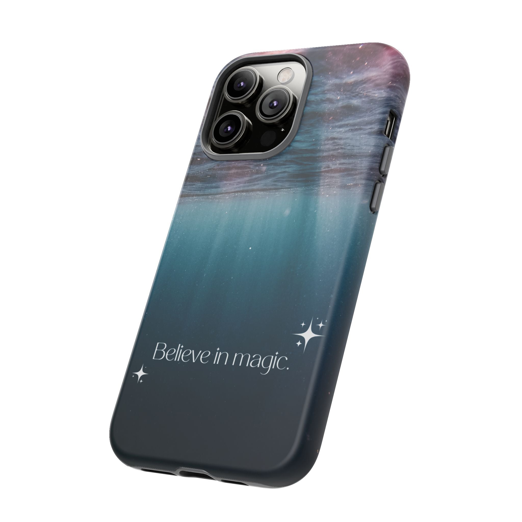 Believe in Magic Phone Case — Galaxy Ocean Phone Case