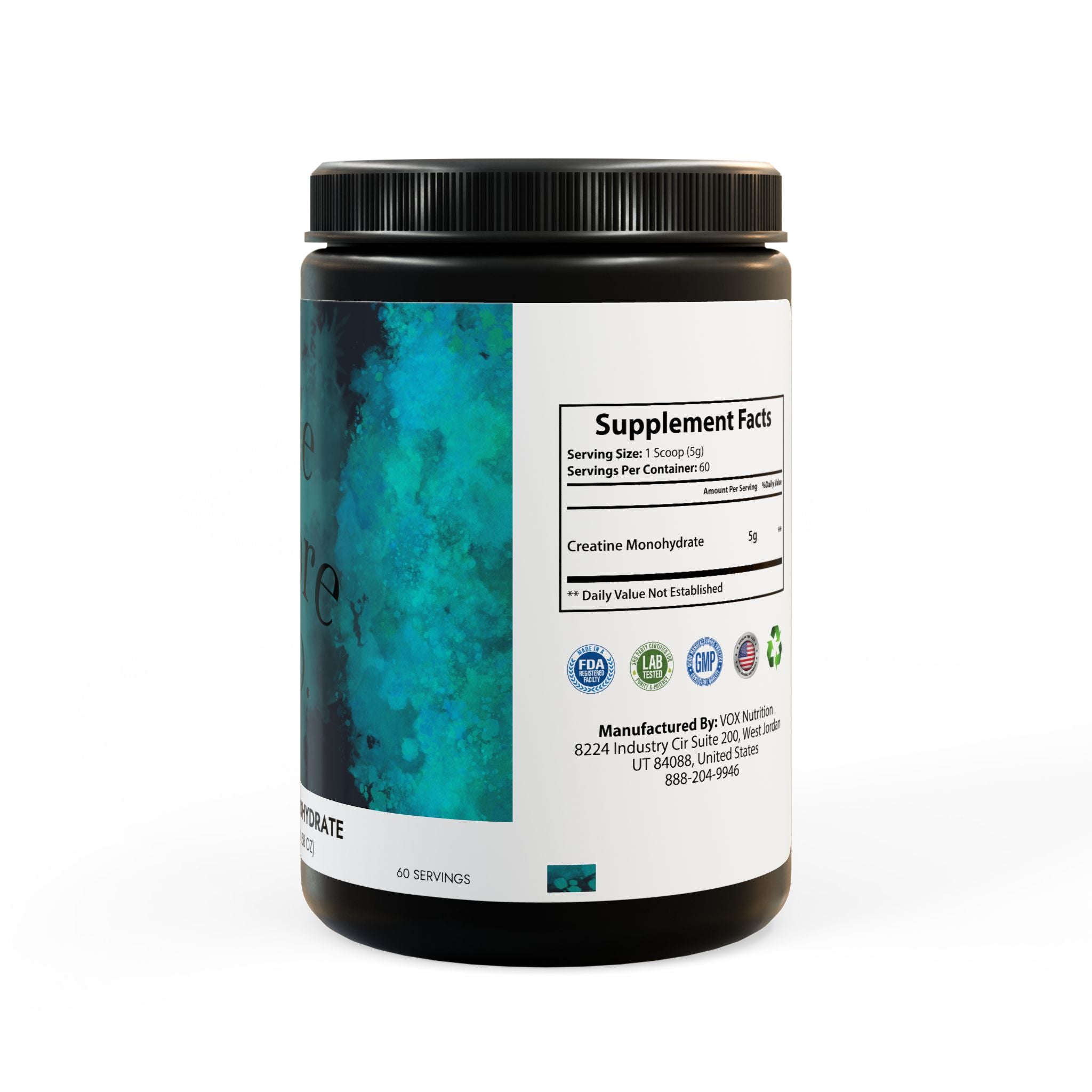 Creatine Monohydrate Supplement (300g, 10.58oz)