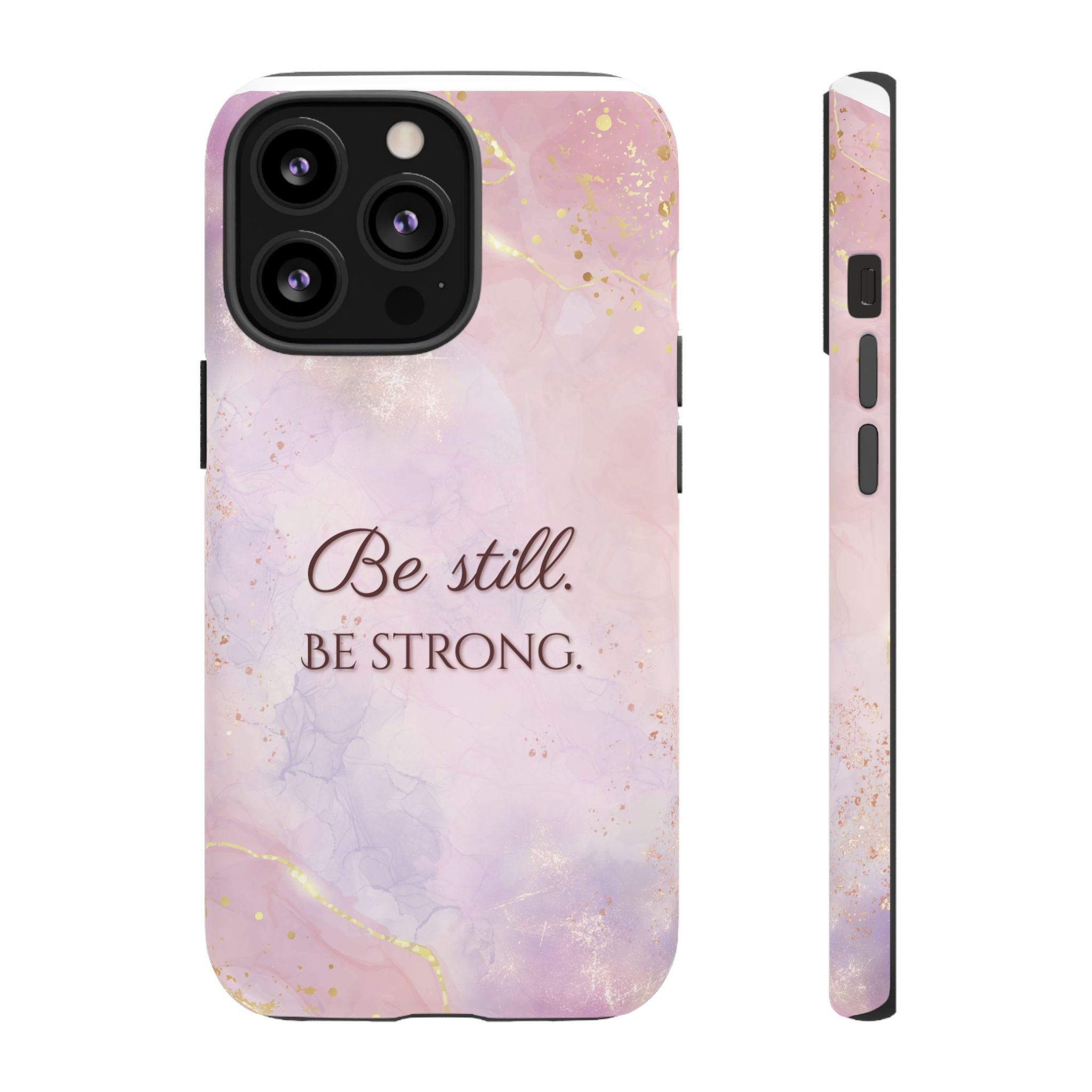 Be Still, Be Strong Marble Phone Case