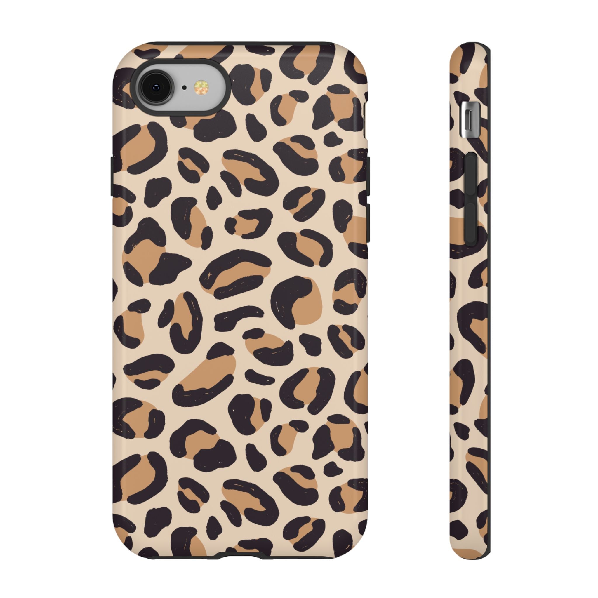 Leopard Print Tough Phone Case — Stylish Protective Phone Cover