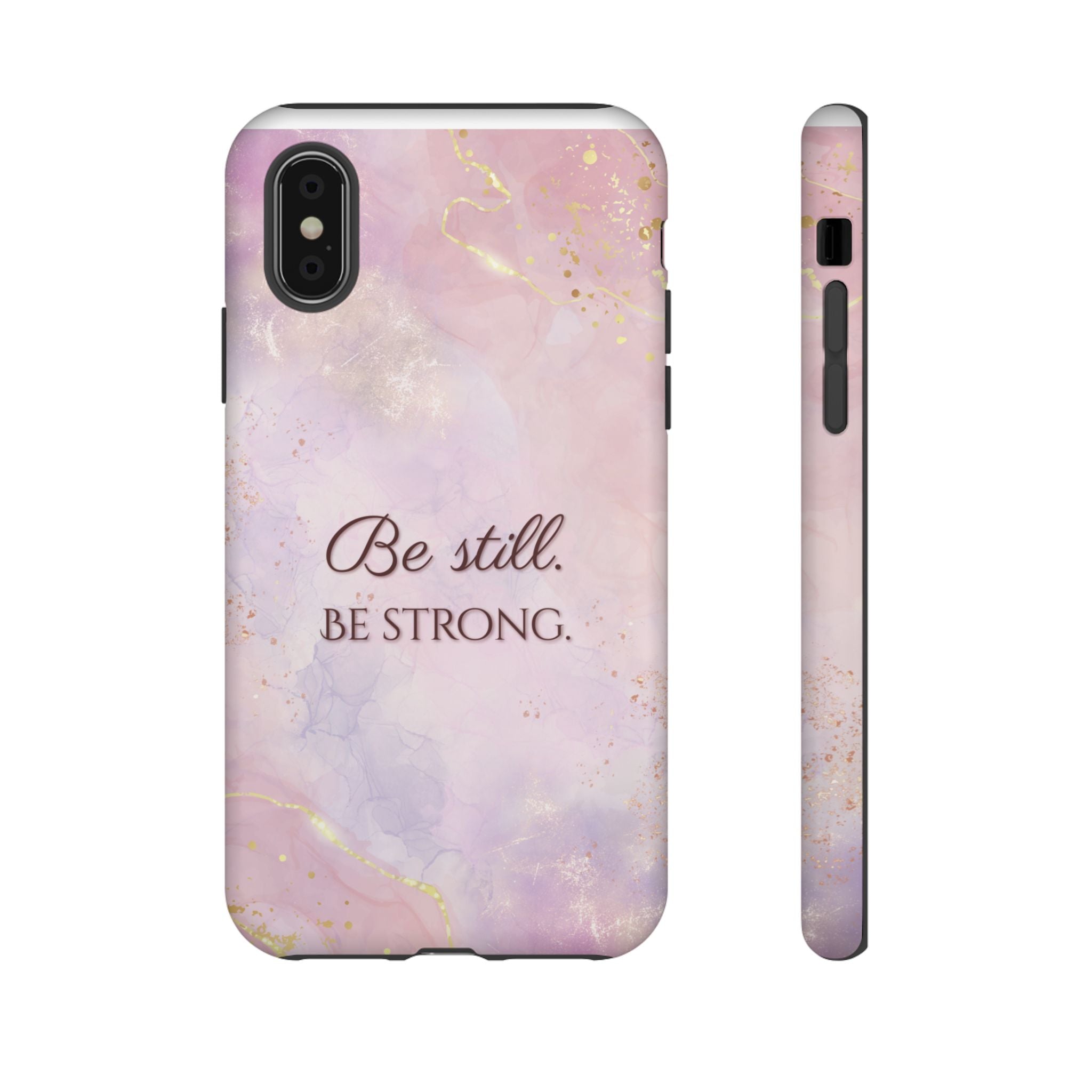 Be Still, Be Strong Marble Phone Case
