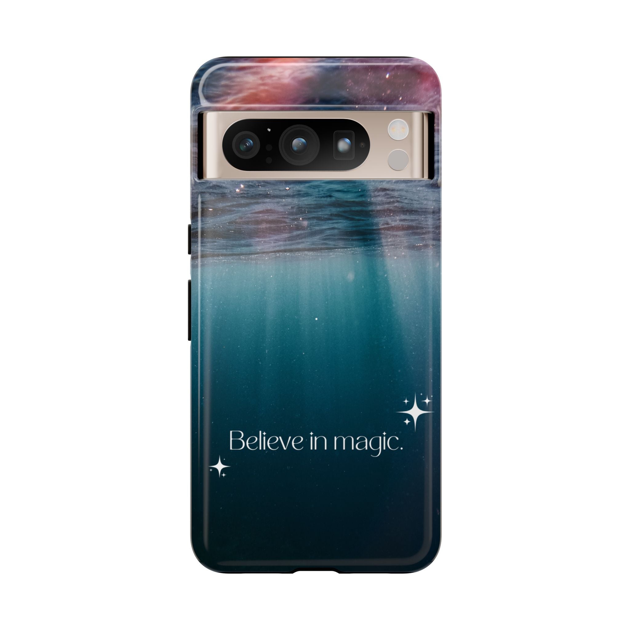 Believe in Magic Phone Case — Galaxy Ocean Phone Case
