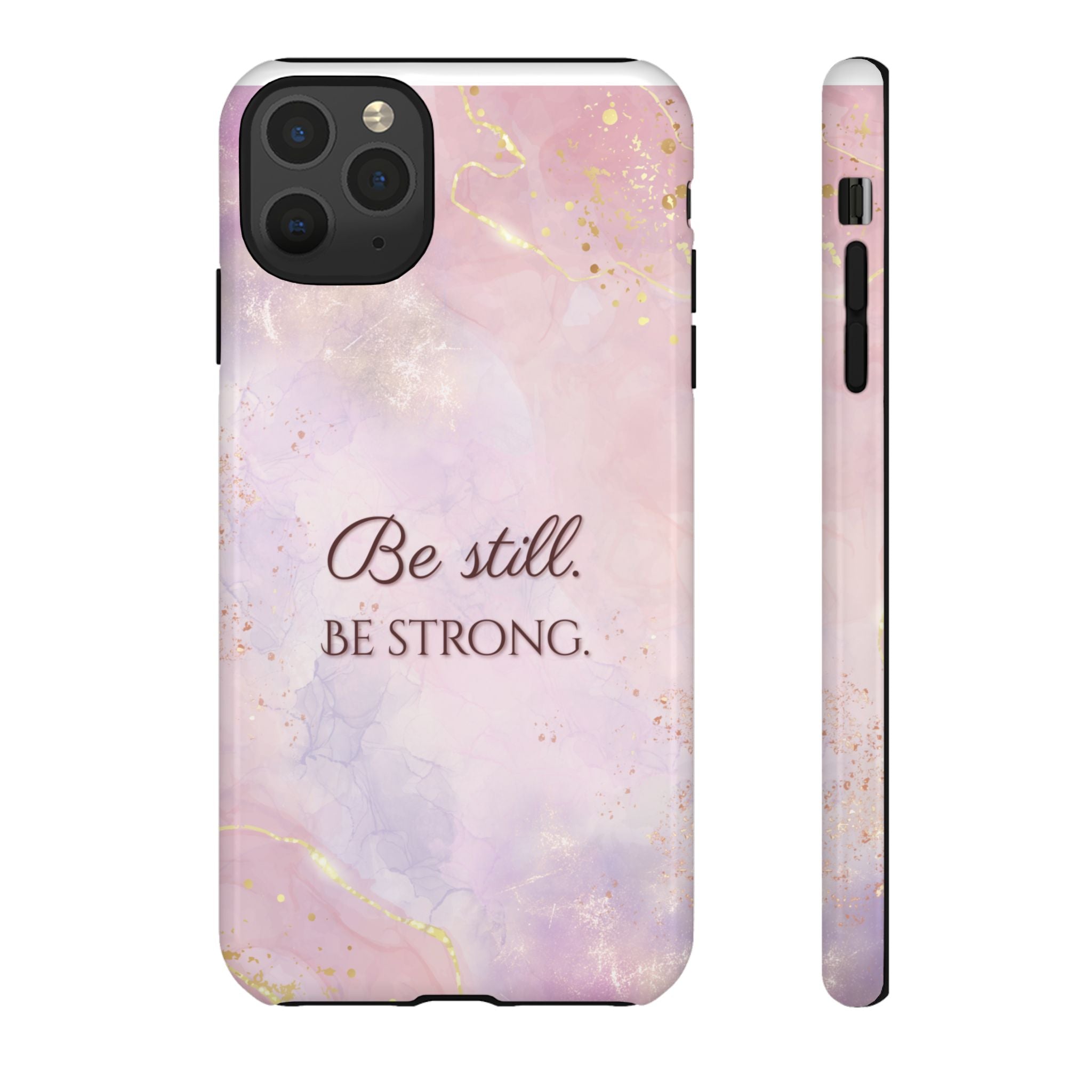 Be Still, Be Strong Marble Phone Case