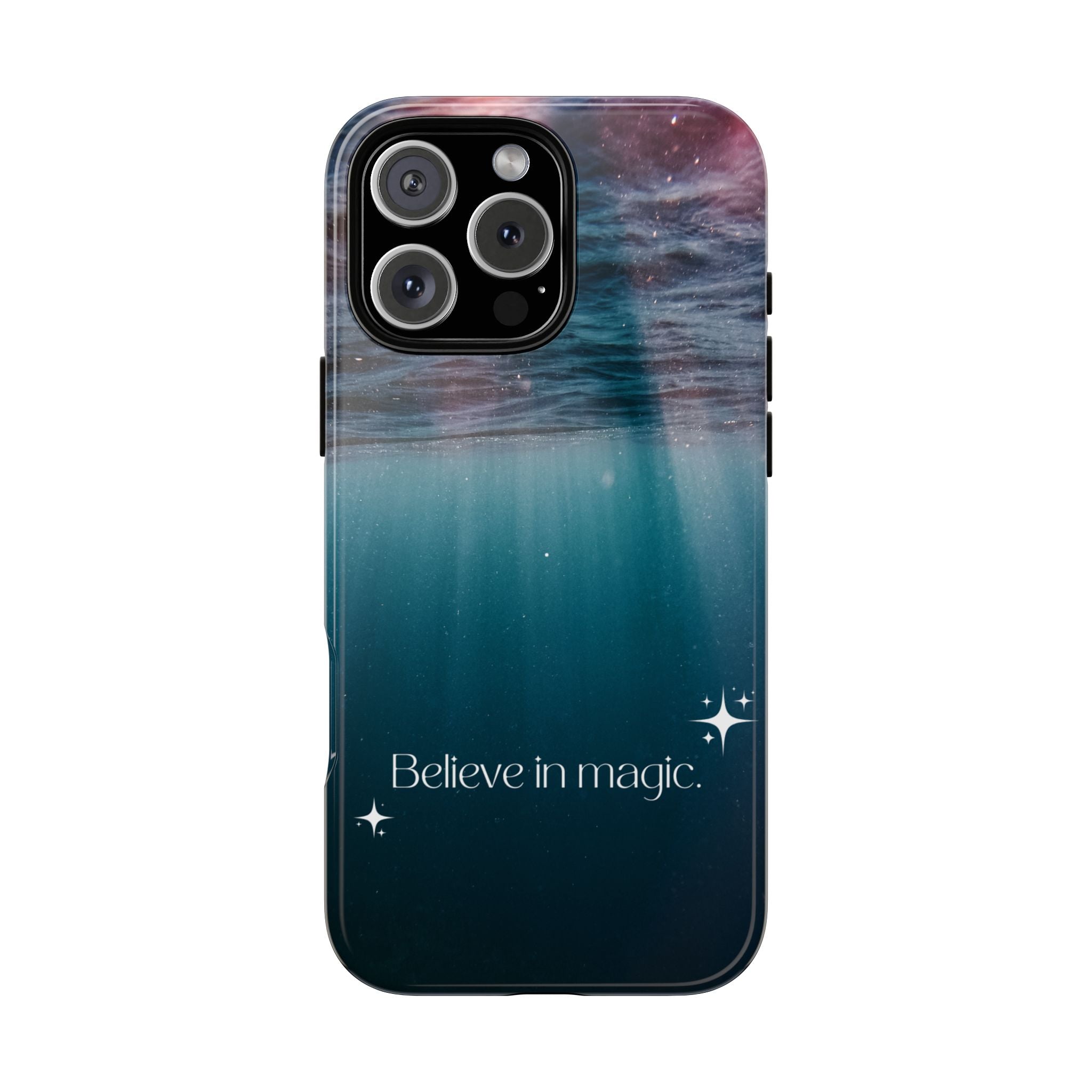 Believe in Magic Phone Case — Galaxy Ocean Phone Case