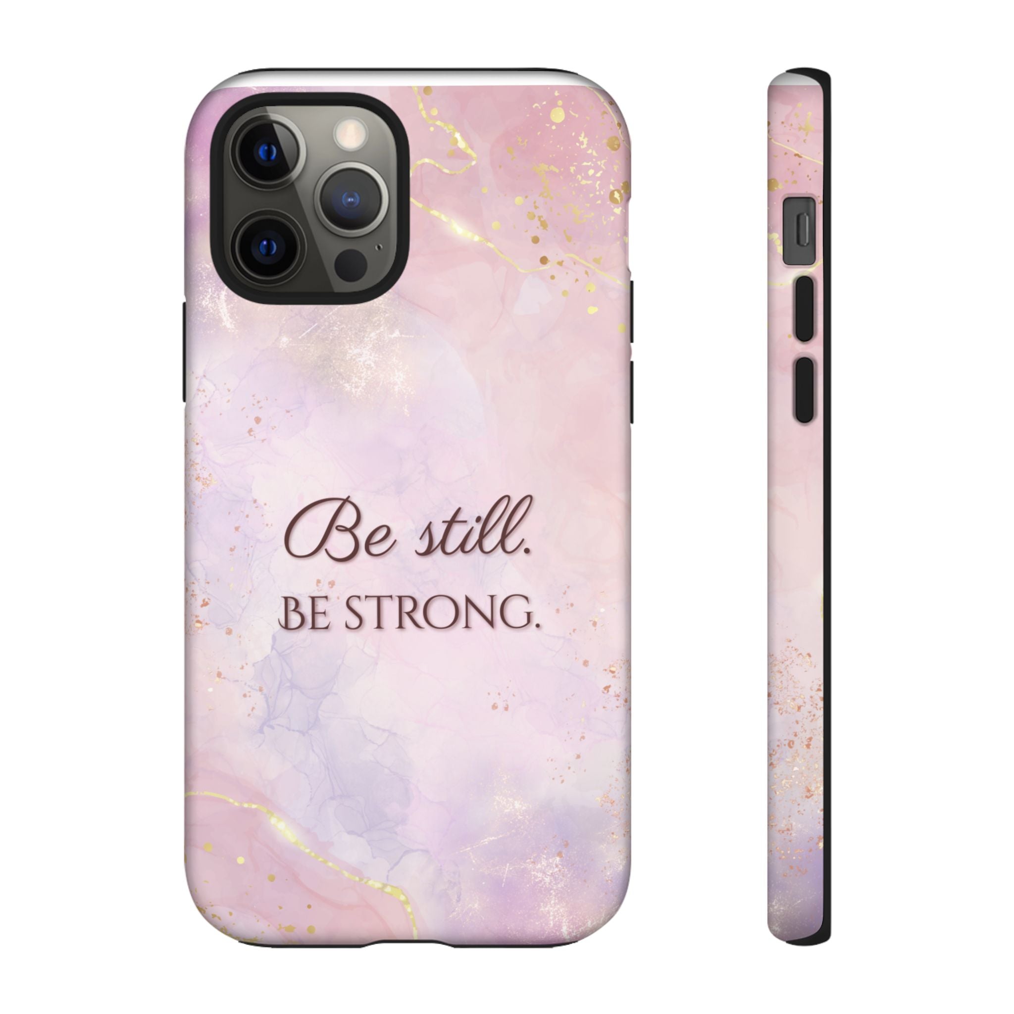 Be Still, Be Strong Marble Phone Case