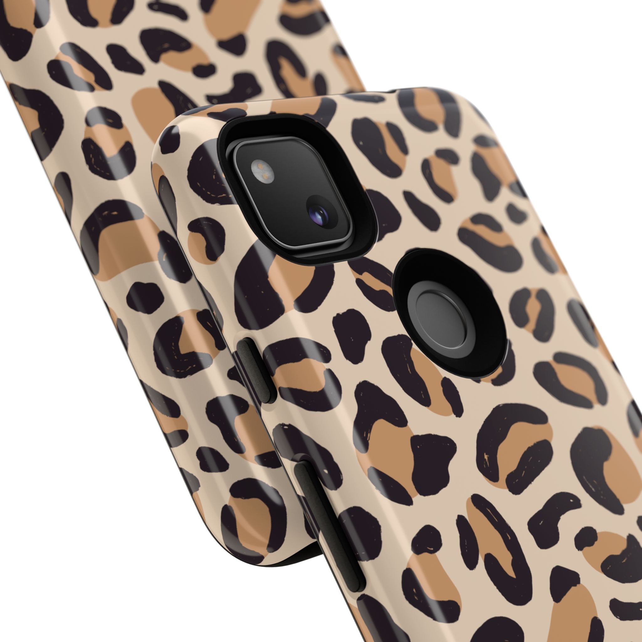 Leopard Print Tough Phone Case — Stylish Protective Phone Cover
