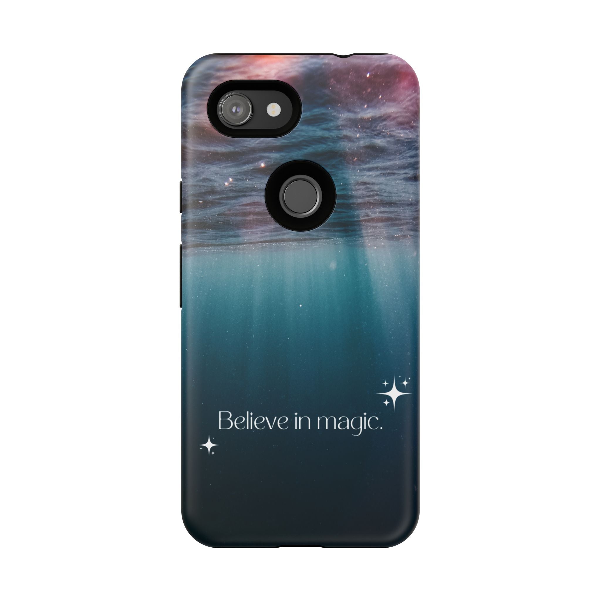 Believe in Magic Phone Case — Galaxy Ocean Phone Case